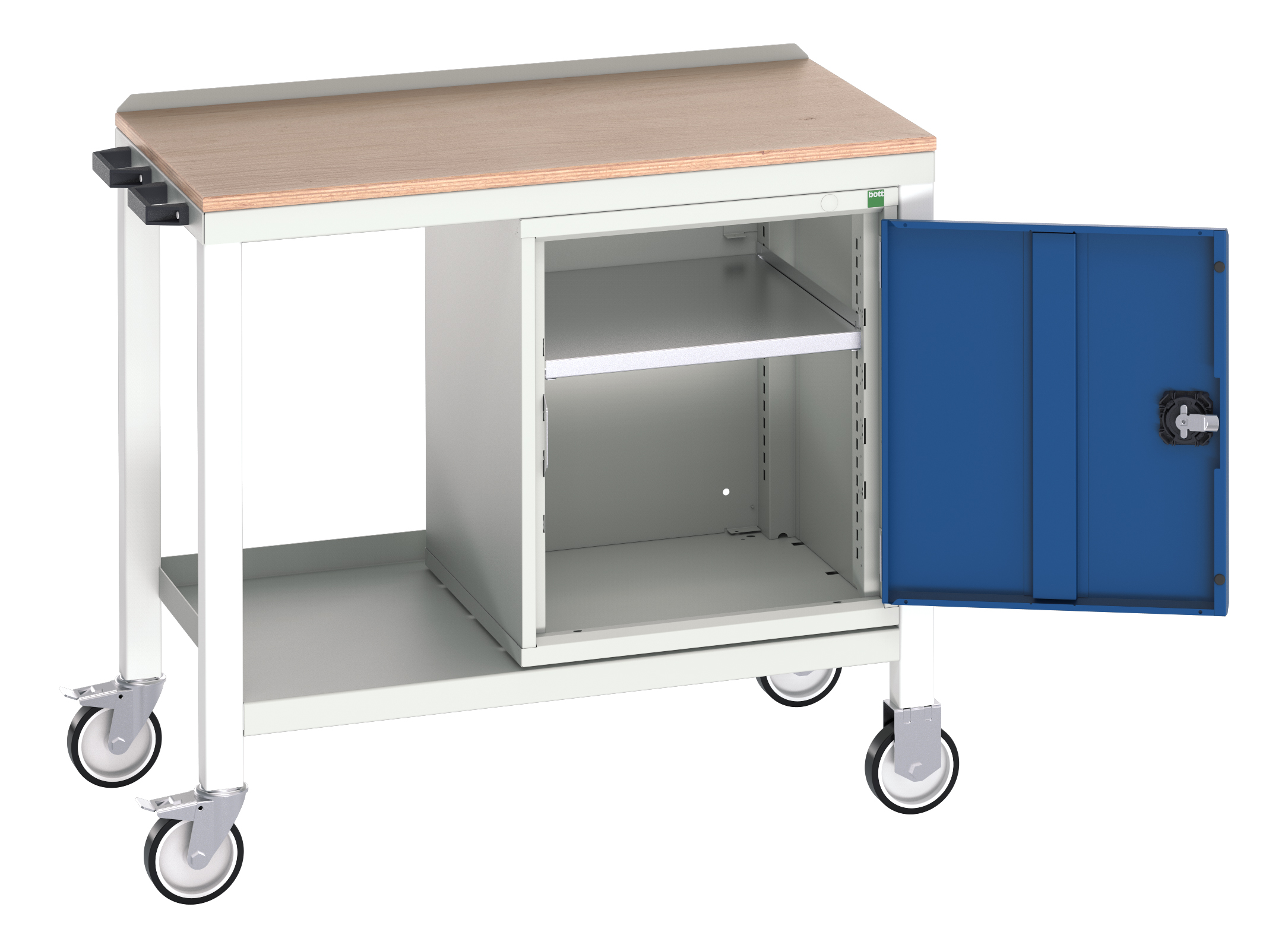 Bott Verso Mobile Welded Bench With Full Cupboard - 16922803.11