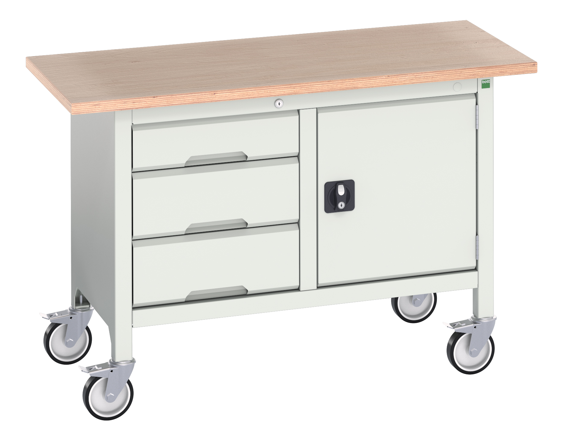 Bott Verso Mobile Storage Bench With 3 Drawer Cabinet / Full Cupboard - 16923203.16