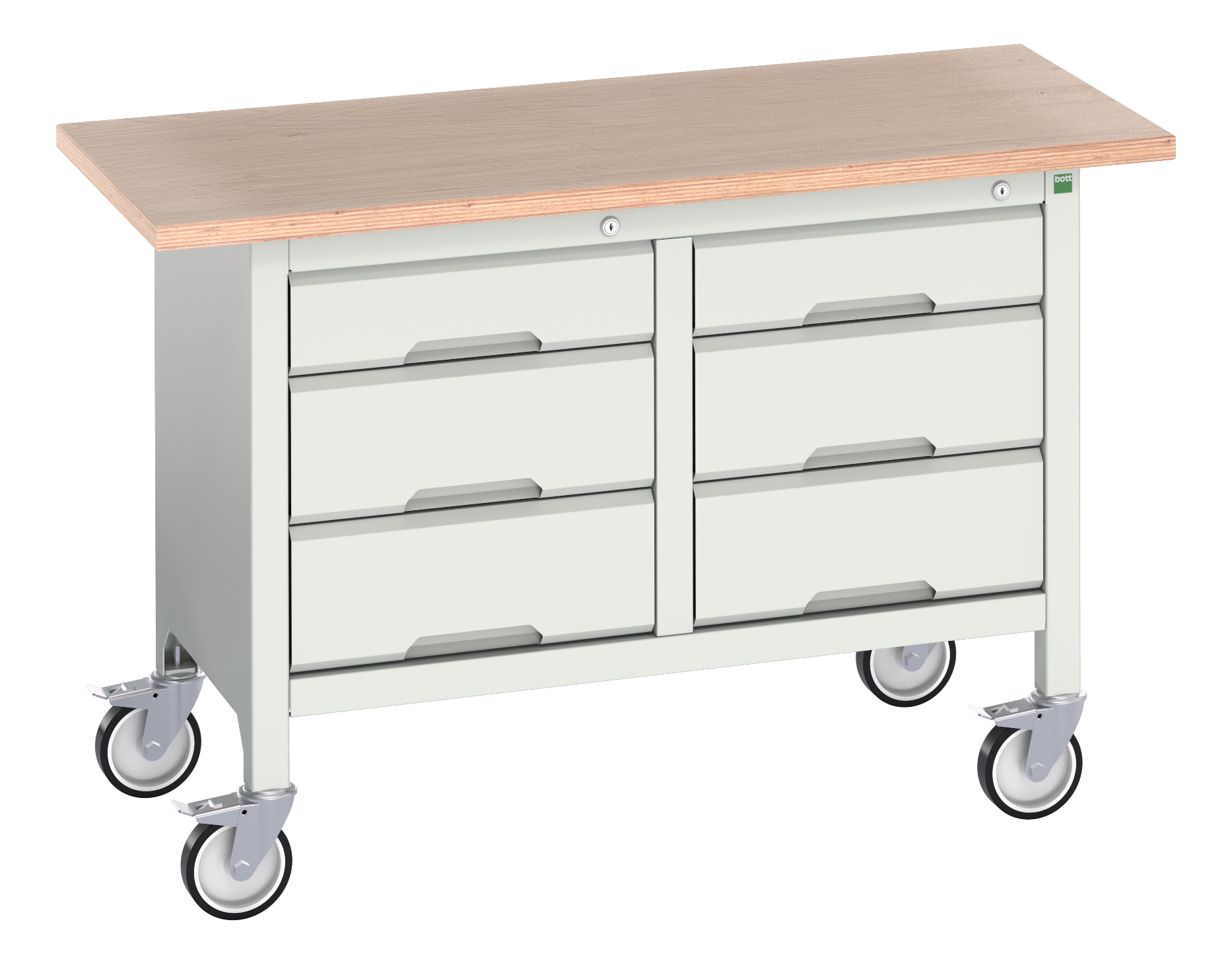Bott Verso Mobile Storage Bench With 3 Drawer Cabinet / 3 Drawer Cabinet - 16923204.16