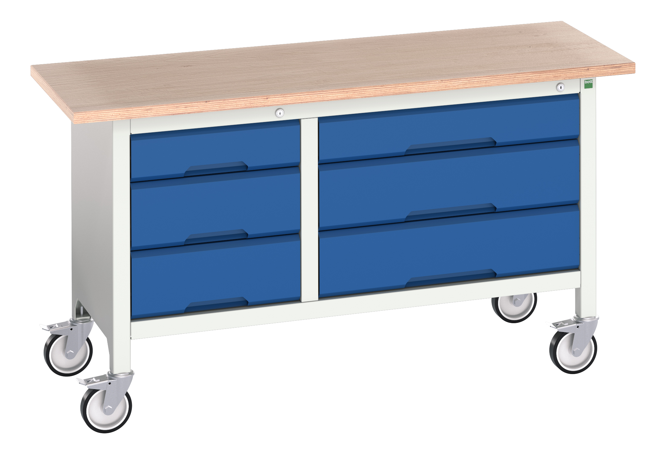 Bott Verso Mobile Storage Bench With 3 Drawer Cabinet / 3 Drawer Cabinet - 16923215.11