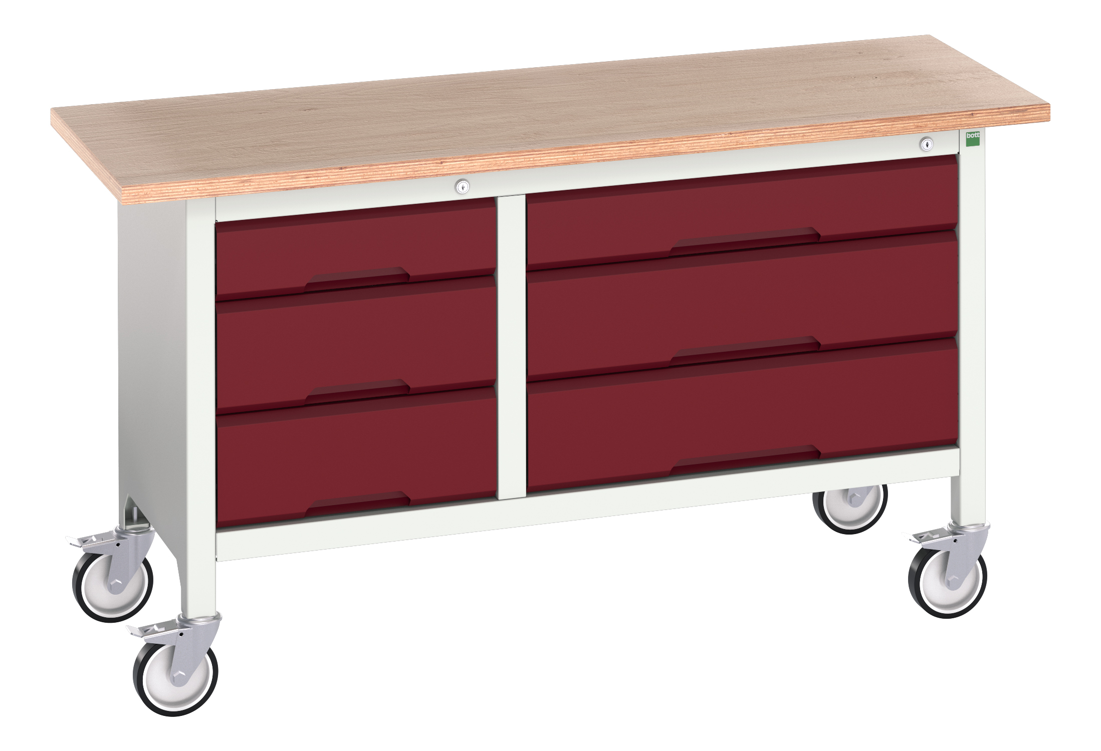 Bott Verso Mobile Storage Bench With 3 Drawer Cabinet / 3 Drawer Cabinet - 16923215.24
