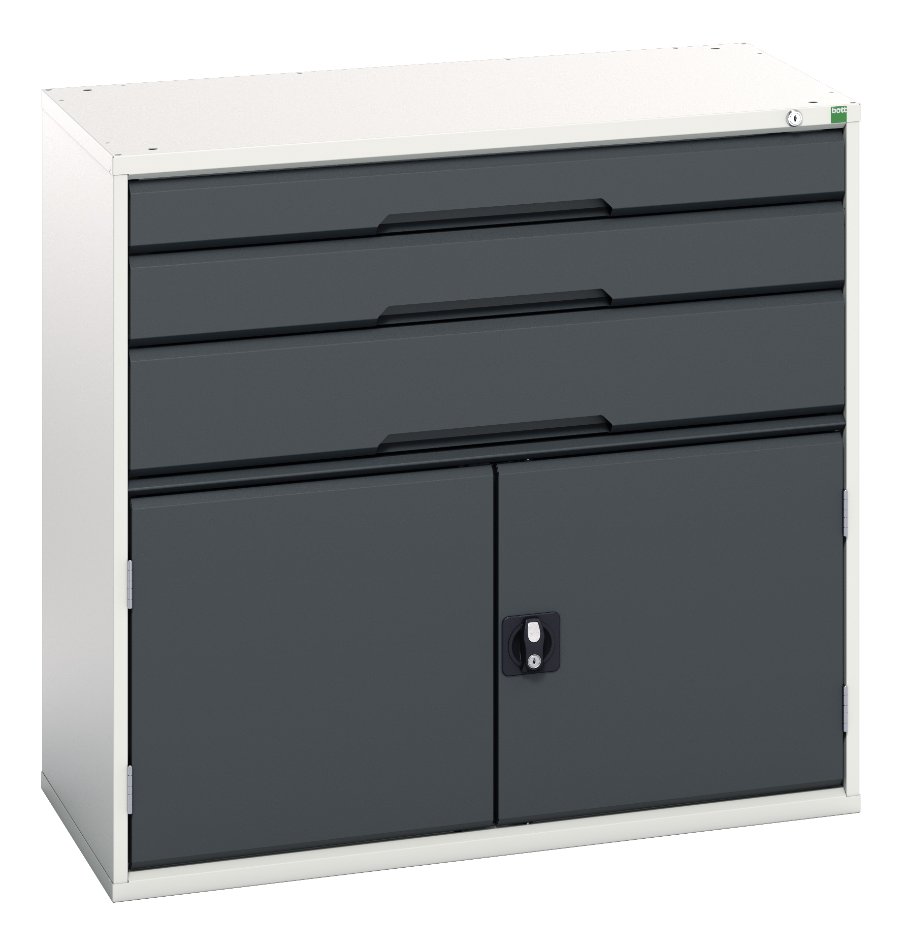 Bott Verso Drawer-Door Cabinet With 3 Drawers / Cupboard - 16925261.19