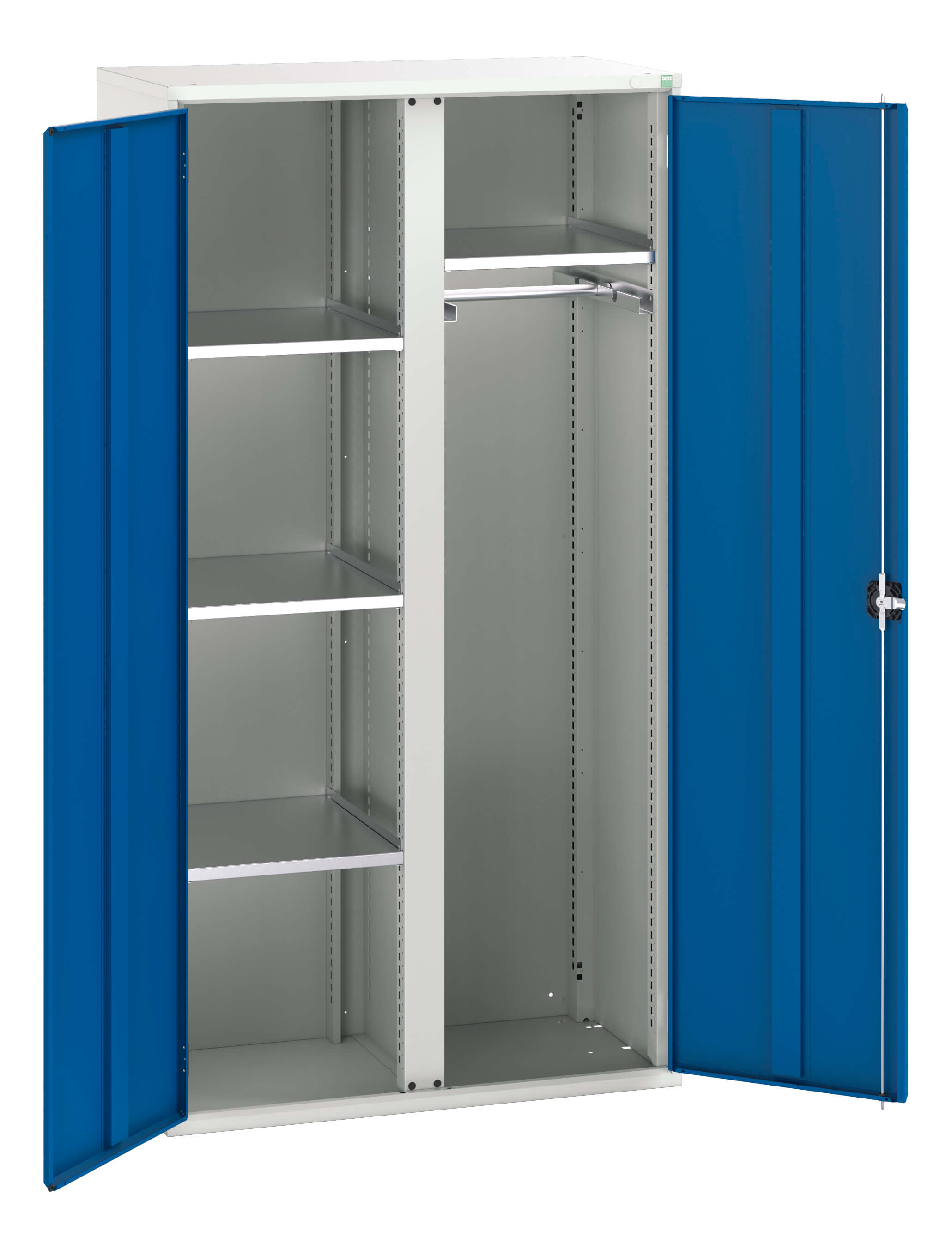 Bott Verso Ppe / Janitorial Kitted Cupboard With Vertical Partition - 16926579.11