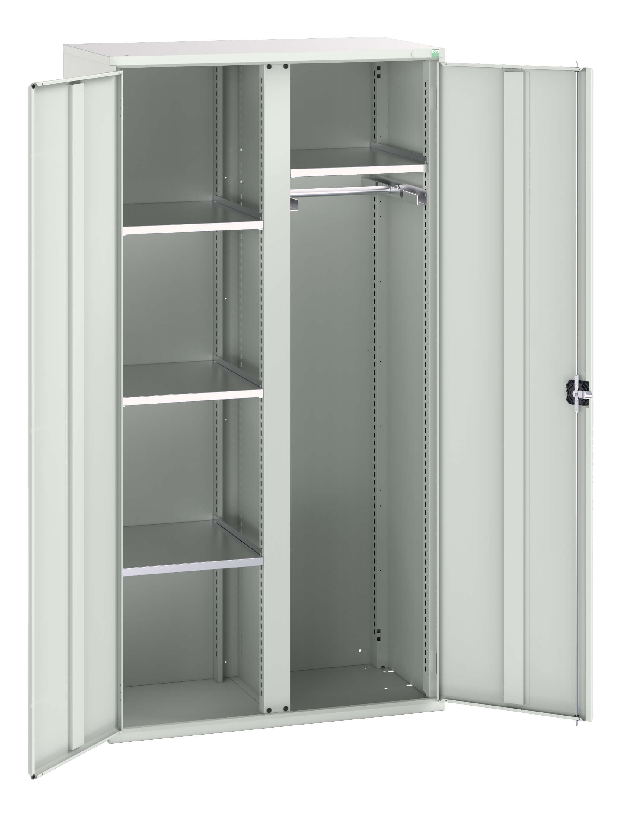 Bott Verso Ppe / Janitorial Kitted Cupboard With Vertical Partition - 16926579.16