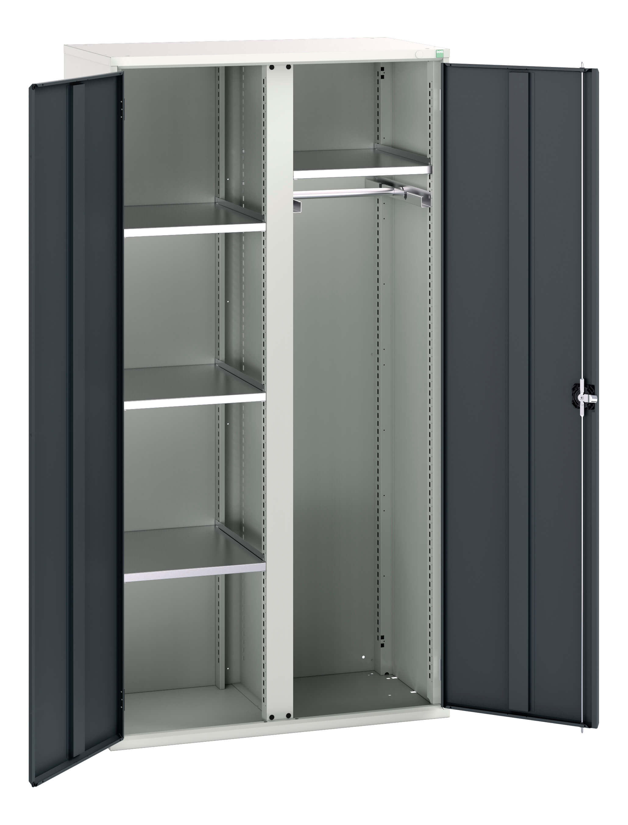 Bott Verso Ppe / Janitorial Kitted Cupboard With Vertical Partition - 16926579.19