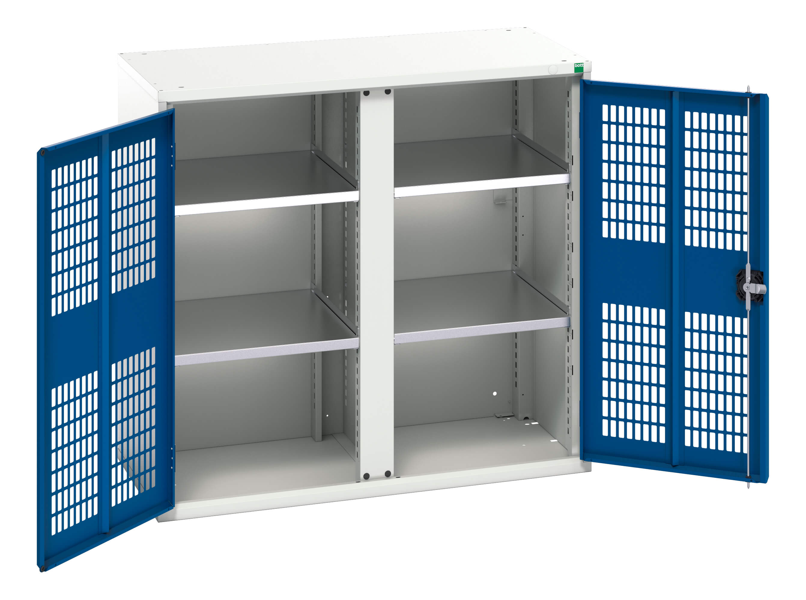Bott Verso Ventilated Door Kitted Cupboard With Vertical Partition - 16926763.11
