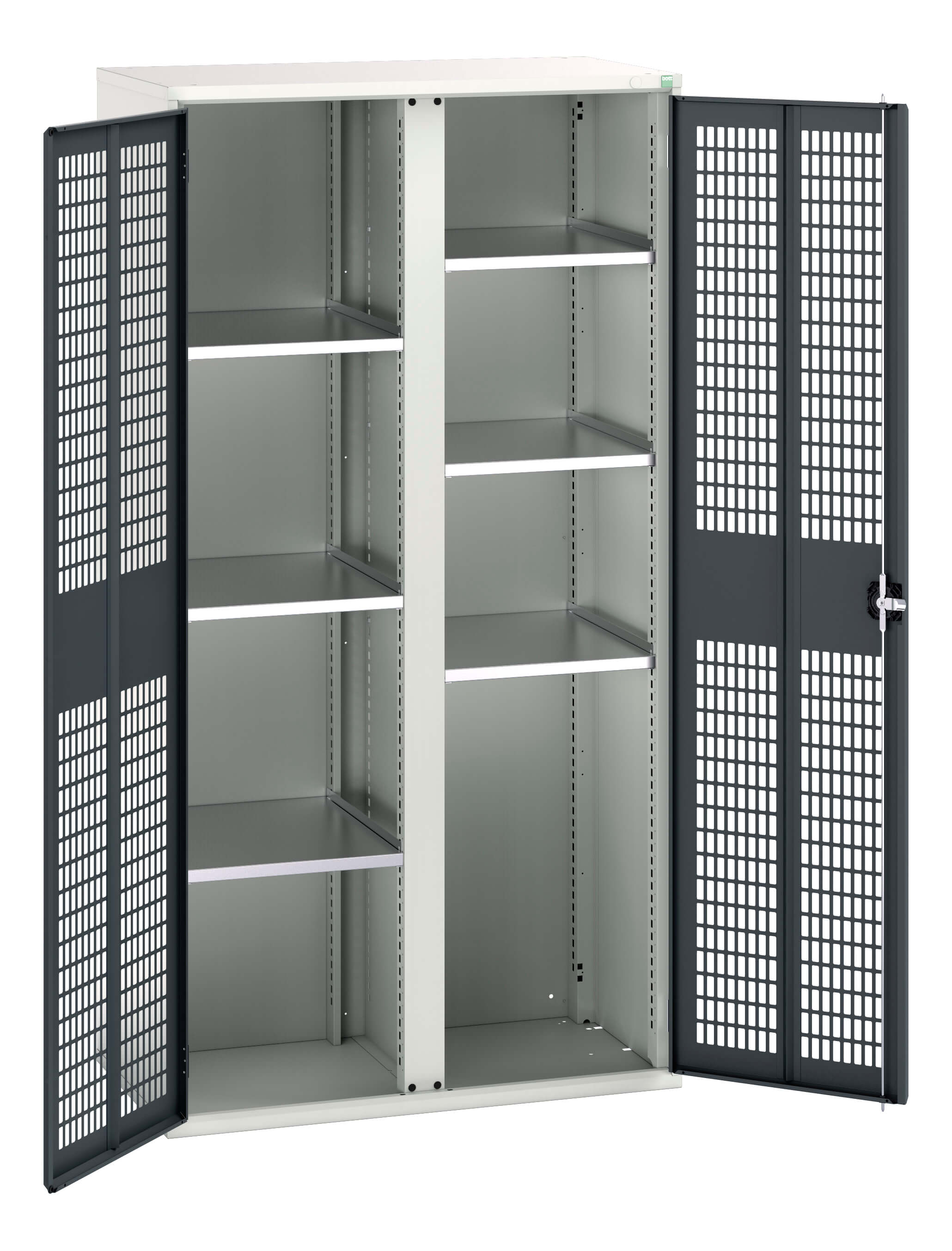 Bott Verso Ventilated Door Kitted Cupboard With Vertical Partition - 16926775.19