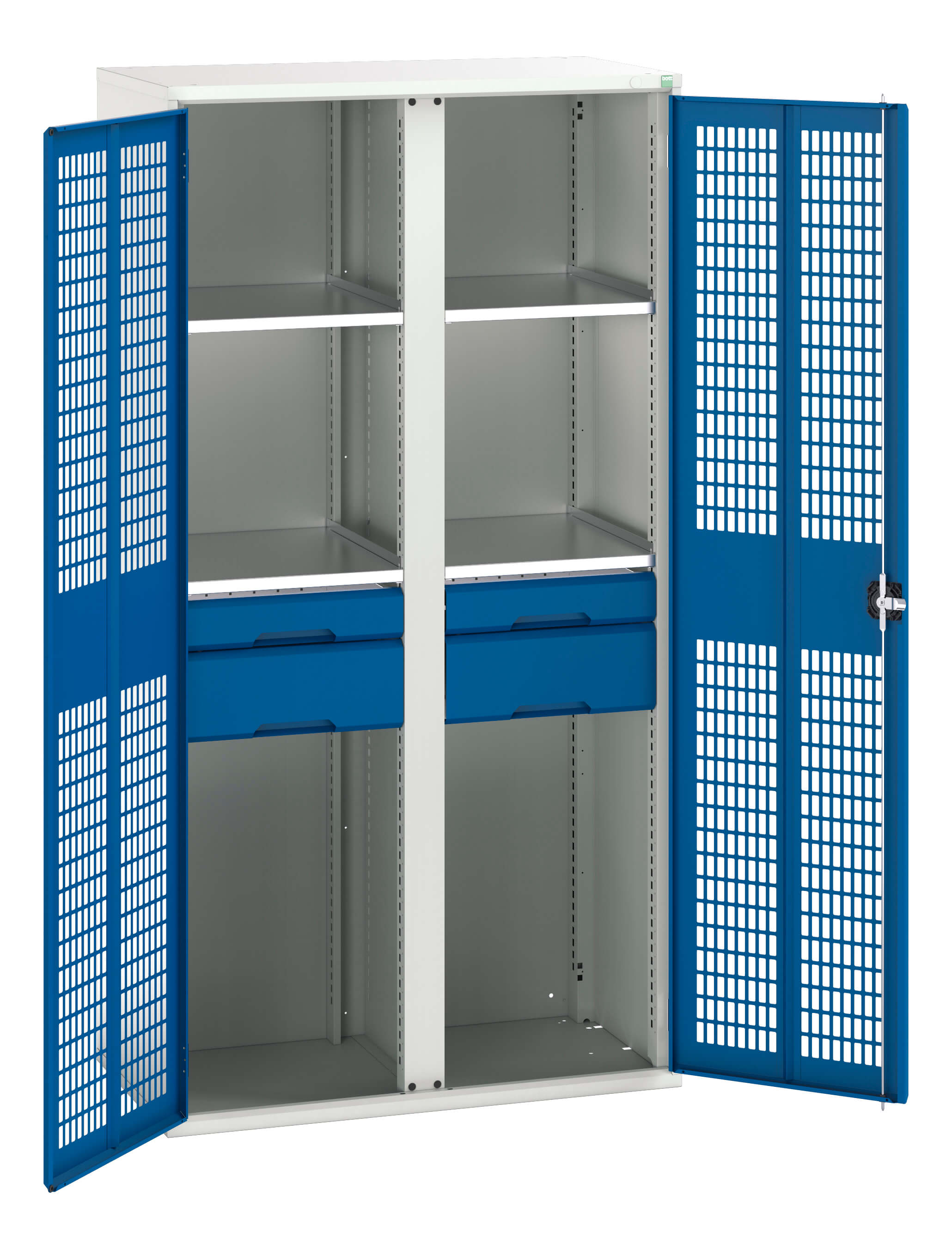 Bott Verso Ventilated Door Kitted Cupboard With Vertical Partition - 16926777.11