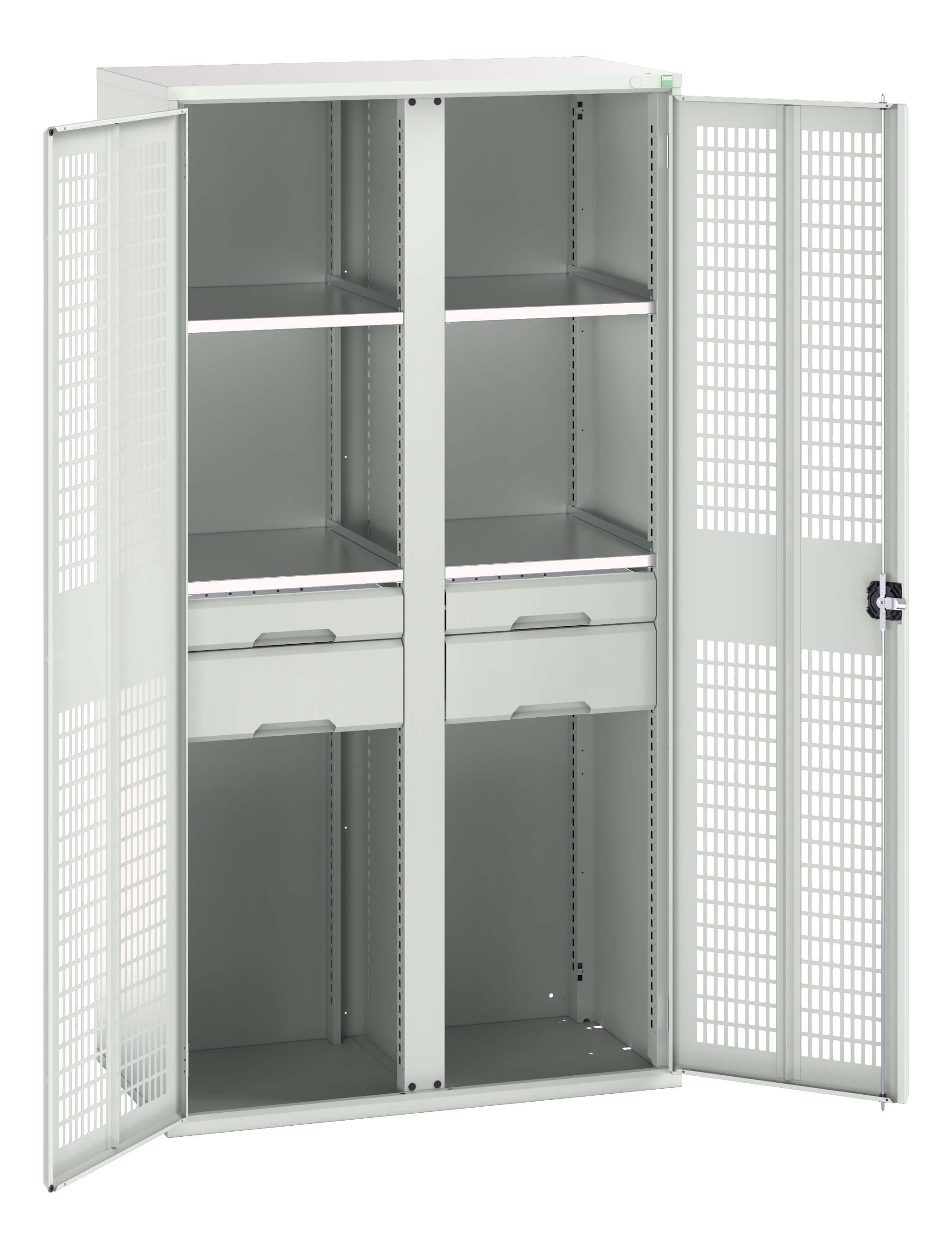 Bott Verso Ventilated Door Kitted Cupboard With Vertical Partition - 16926777.16
