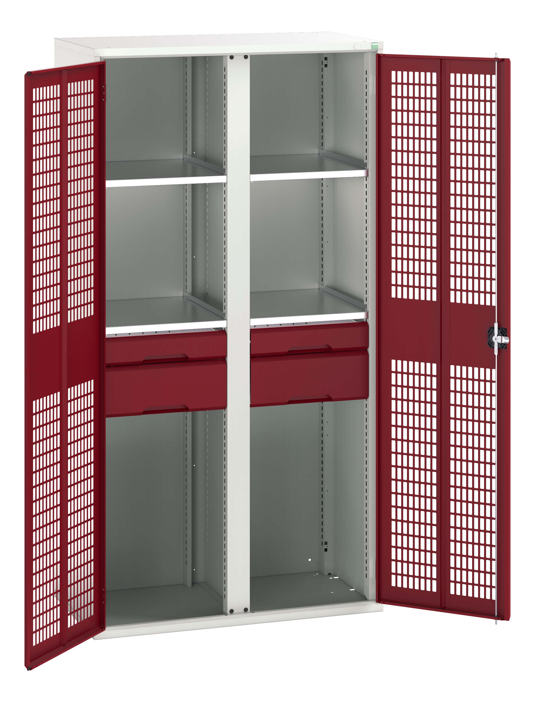 Bott Verso Ventilated Door Kitted Cupboard With Vertical Partition - 16926777.24