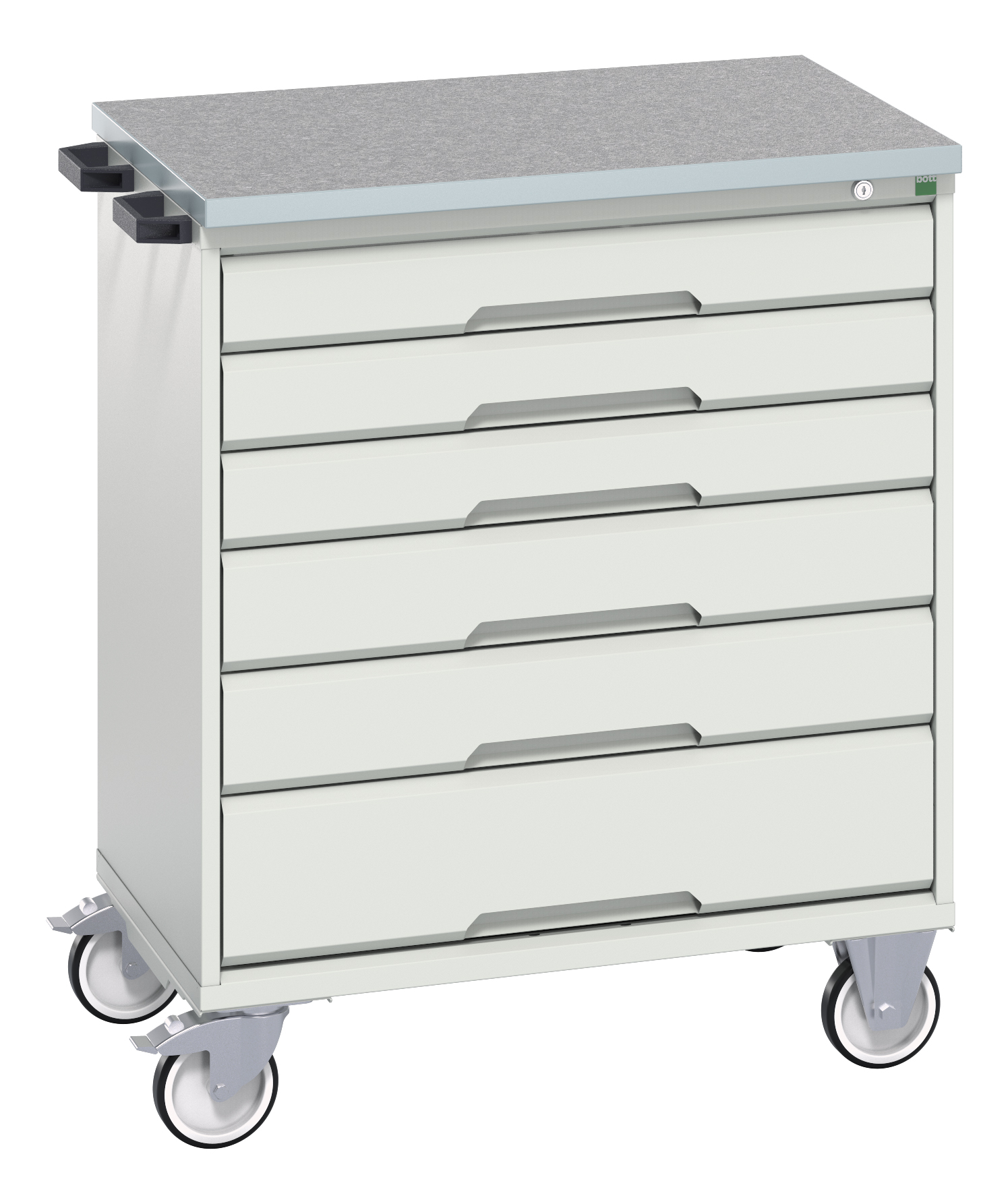 Bott Verso Mobile Drawer Cabinet With 6 Drawers & Lino Top - 16927003.16