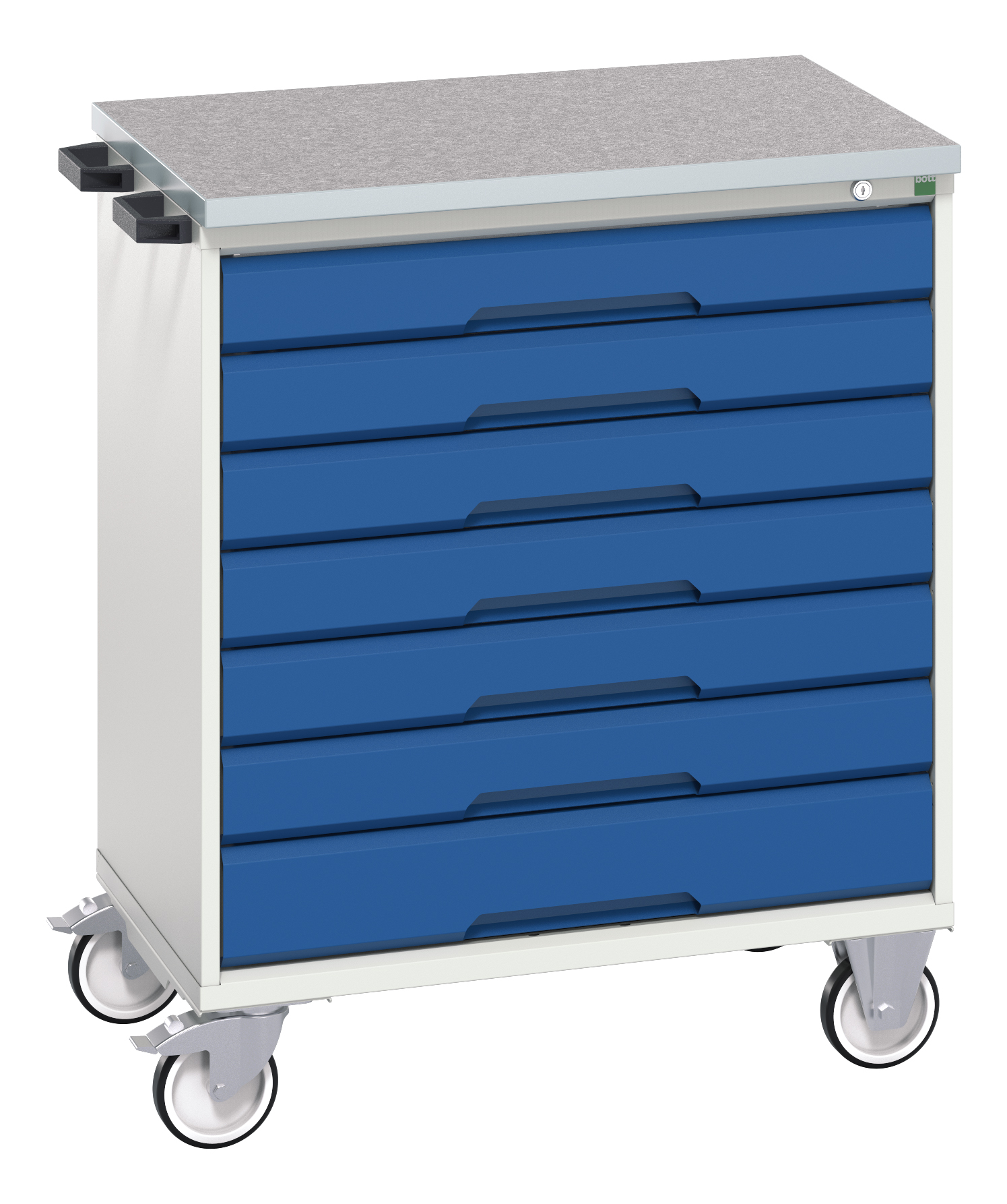 Bott Verso Mobile Drawer Cabinet With 7 Drawers & Lino Top - 16927006.11