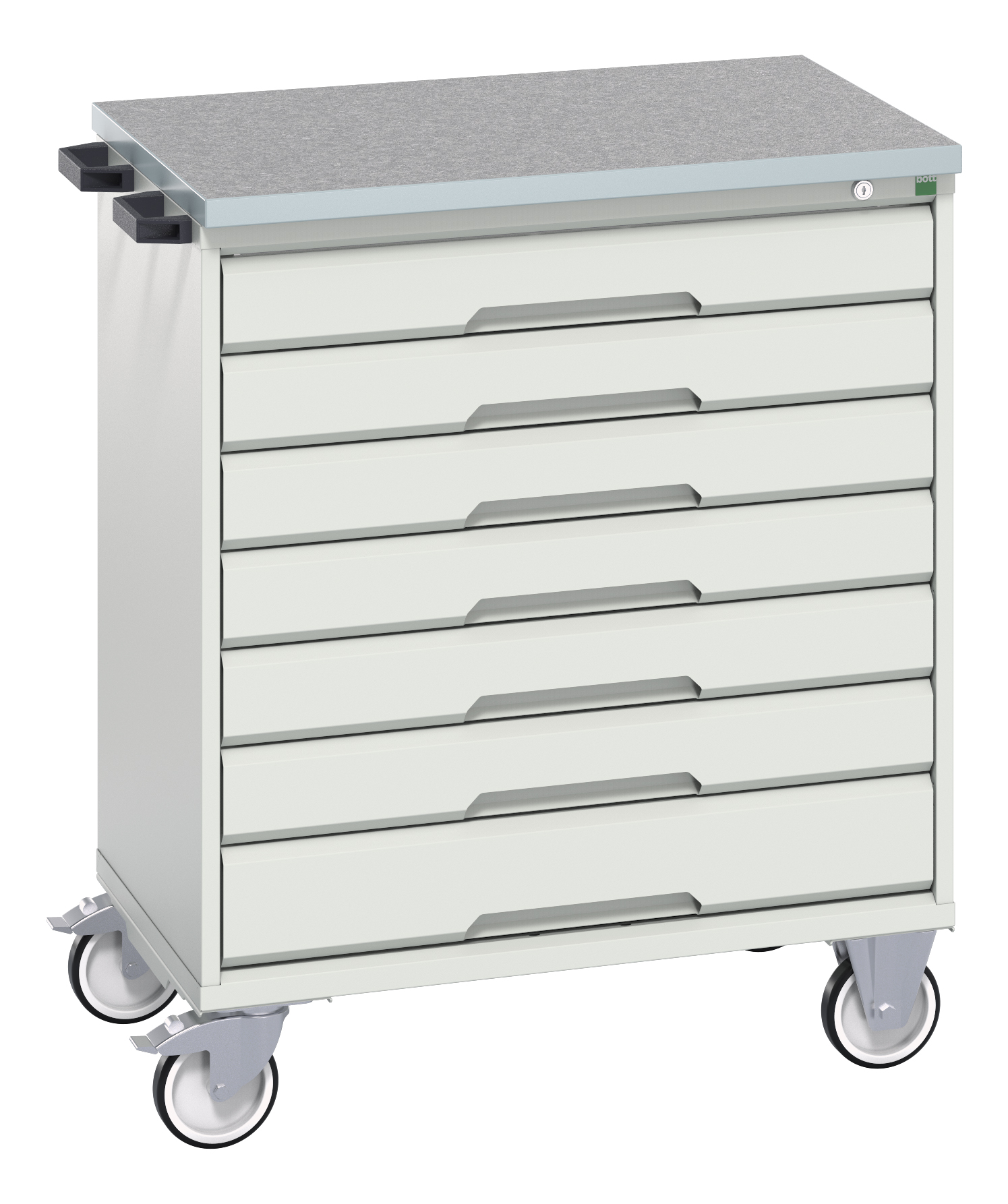 Bott Verso Mobile Drawer Cabinet With 7 Drawers & Lino Top - 16927006.16