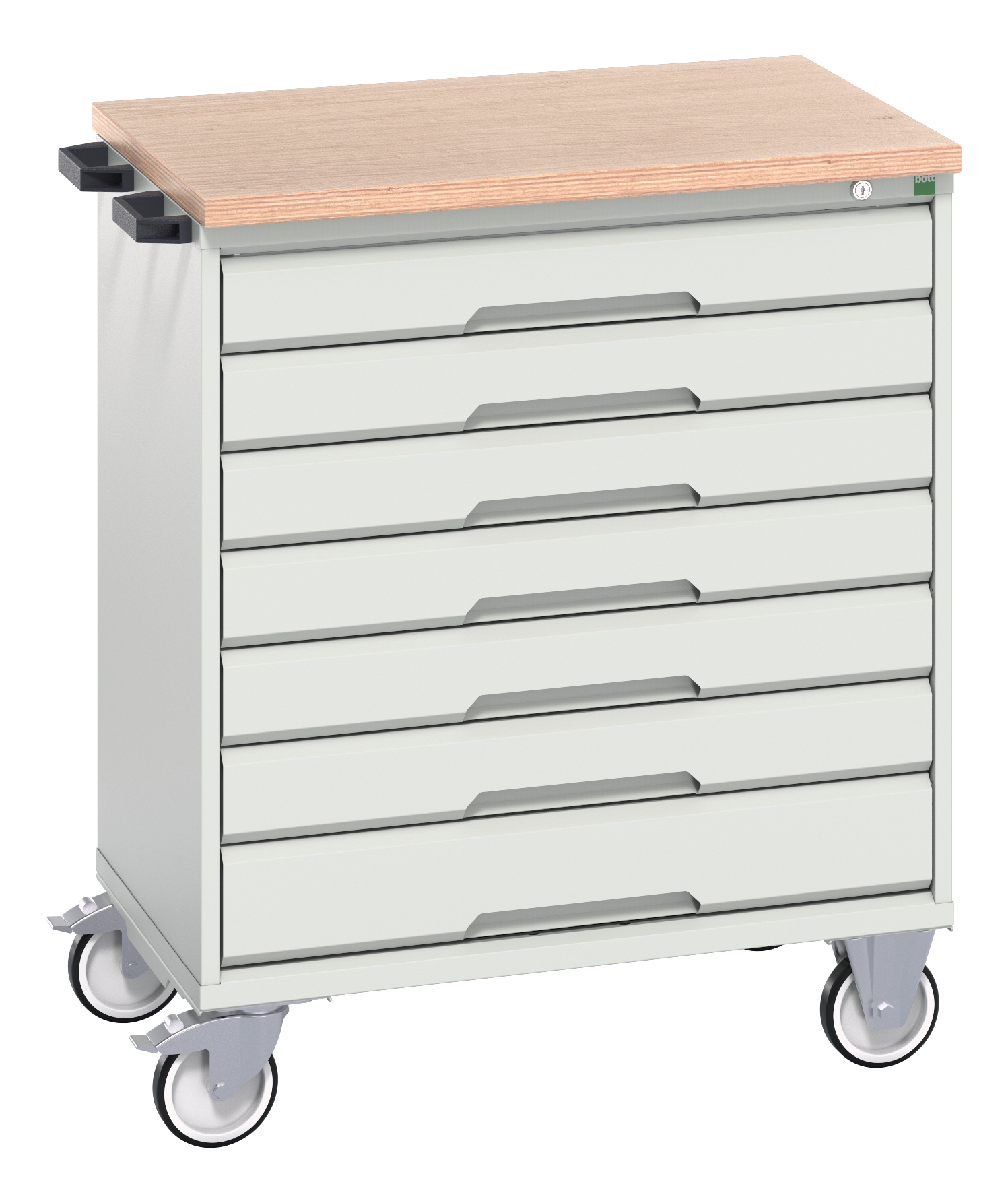 Bott Verso Mobile Drawer Cabinet With 7 Drawers & Multiplex Top - 16927007.16