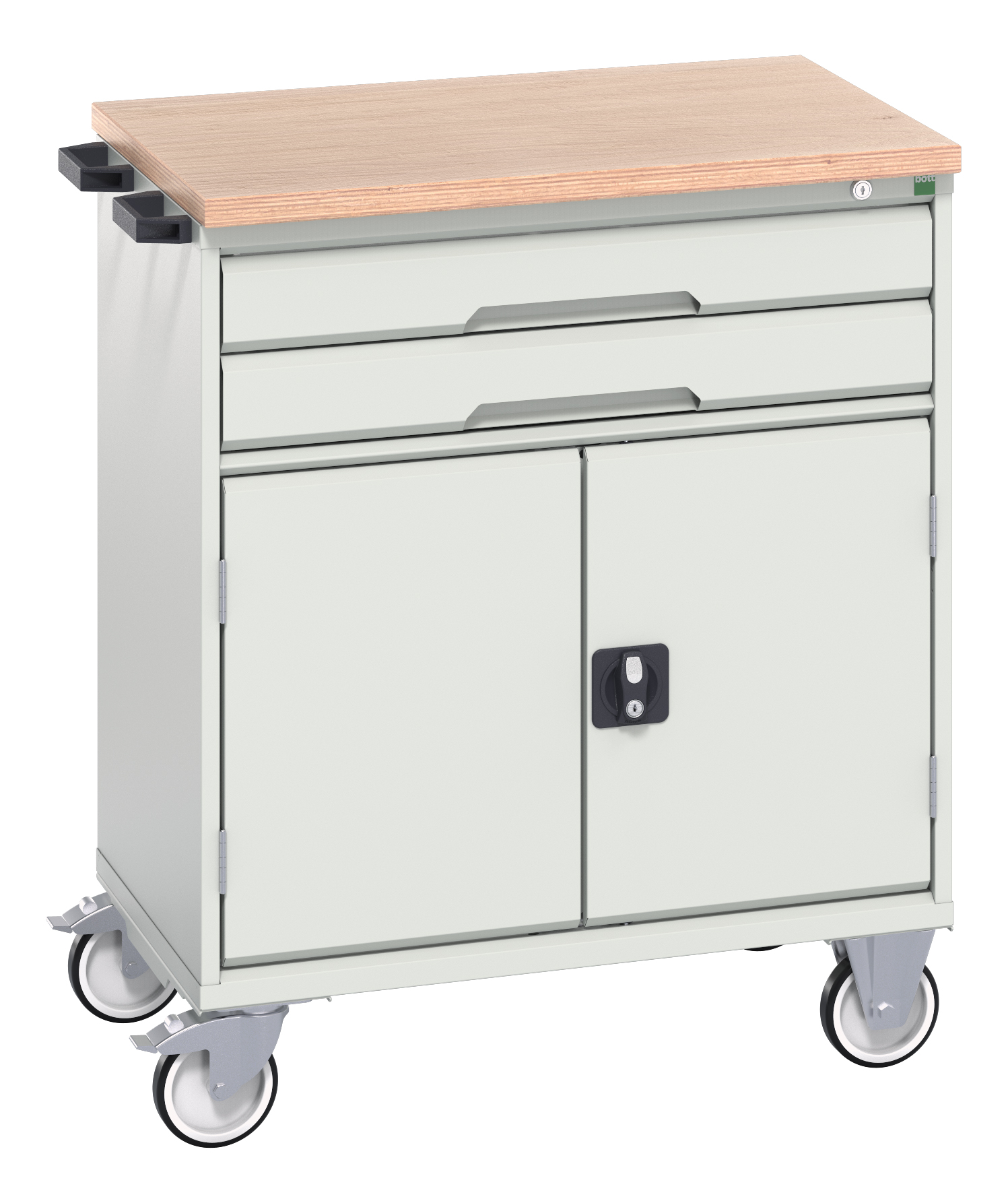 Bott Verso Mobile Drawer-Door Cabinet With 2 Drawers / Cupboard & Multiplex Top - 16927010.16