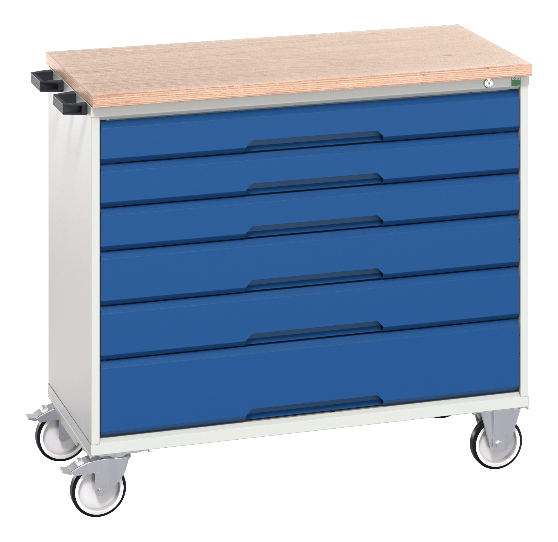 Bott Verso Mobile Drawer Cabinet With 6 Drawers & Multiplex Top - 16927054.11