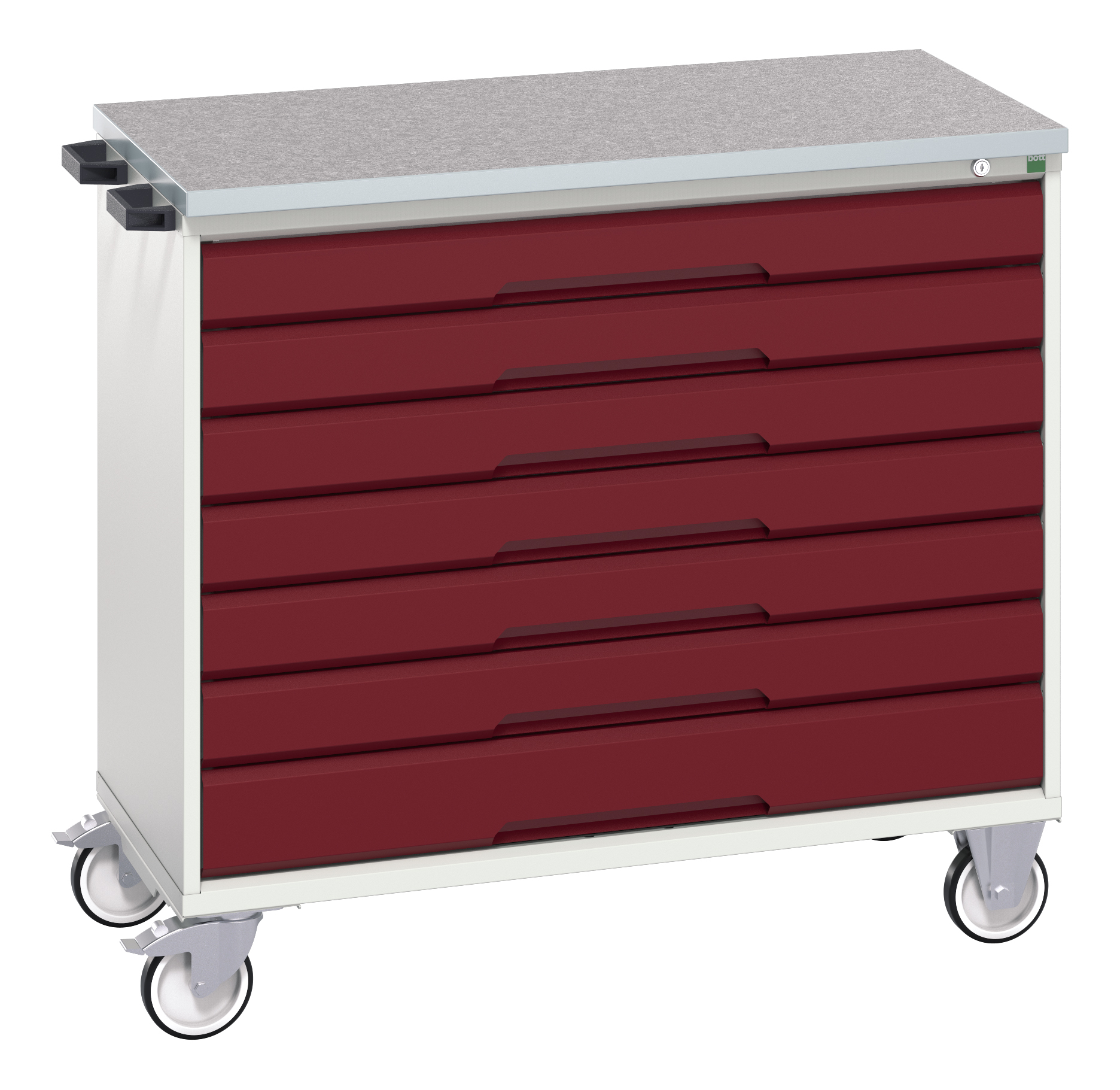 Bott Verso Mobile Drawer Cabinet With 7 Drawers & Lino Top - 16927056.24