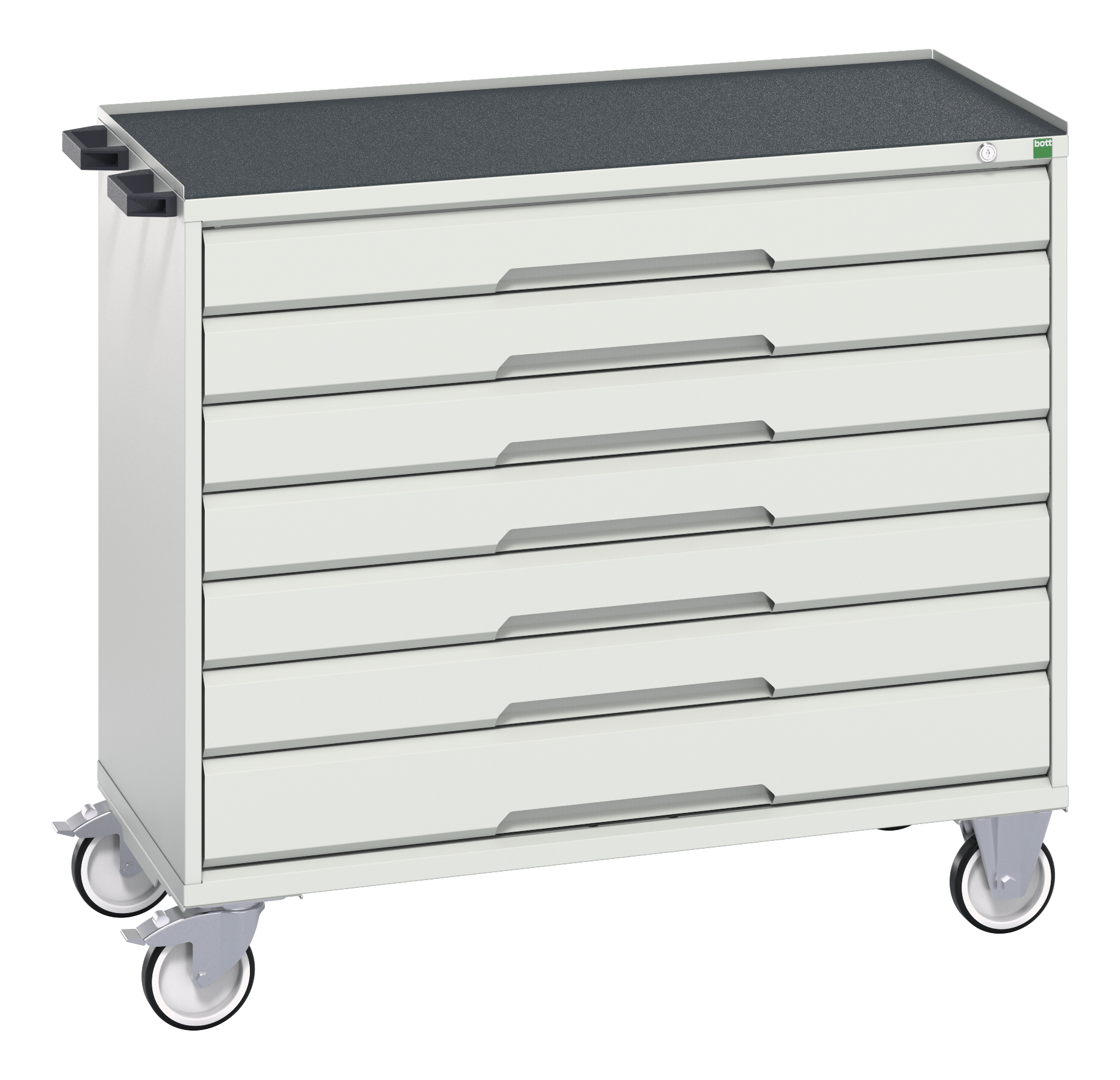 Bott Verso Mobile Drawer Cabinet With 7 Drawers & Top Tray With Mat - 16927058.16