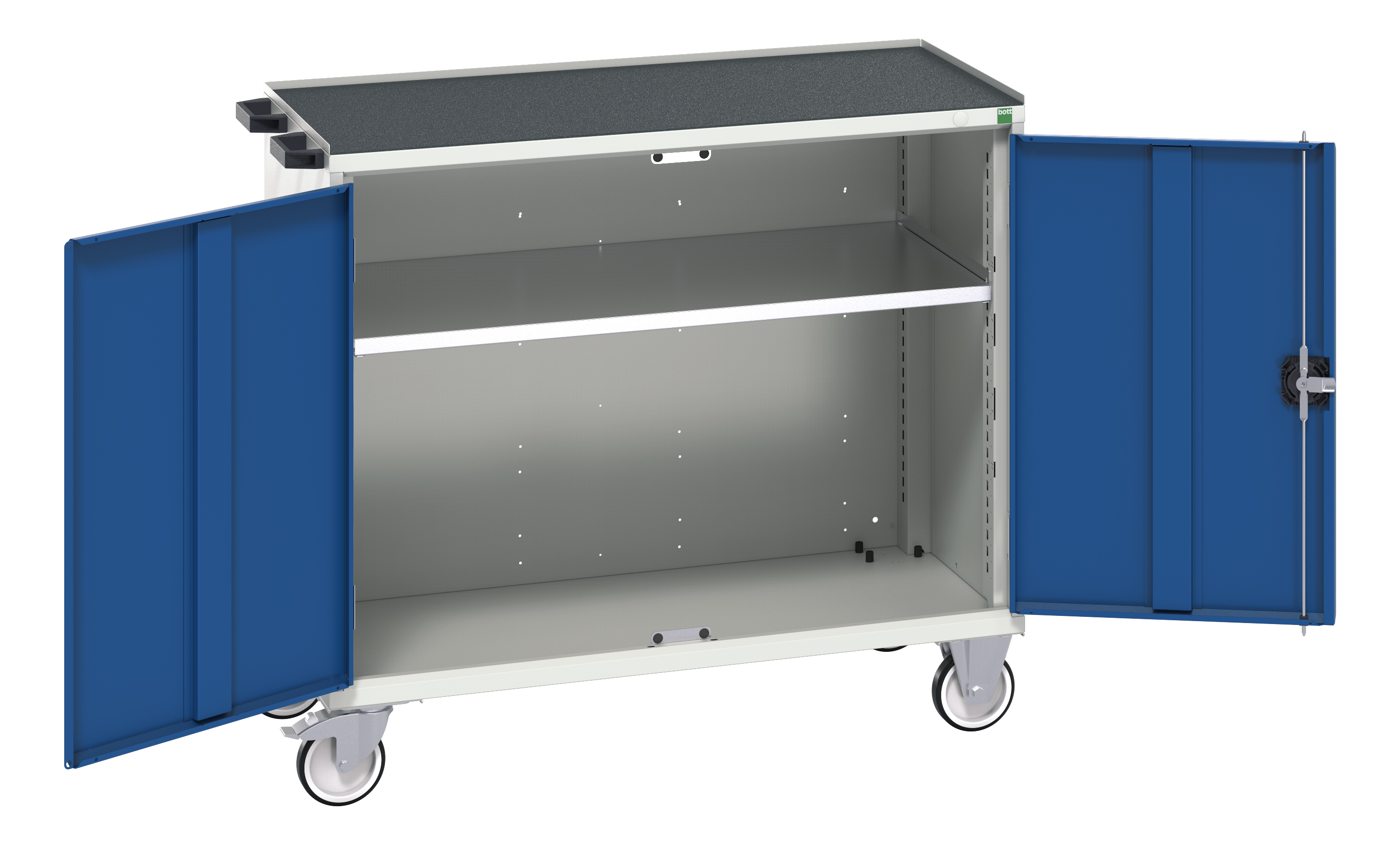 Bott Verso Mobile Cupboard With 1X Shelf & Top Tray With Mat - 16927064.11