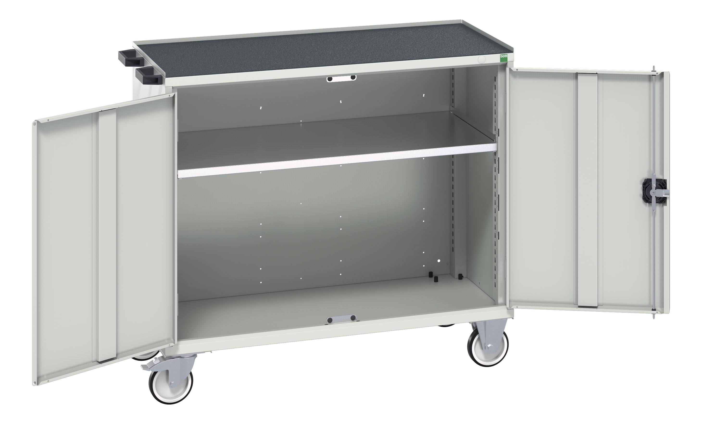 Bott Verso Mobile Cupboard With 1X Shelf & Top Tray With Mat - 16927064.16
