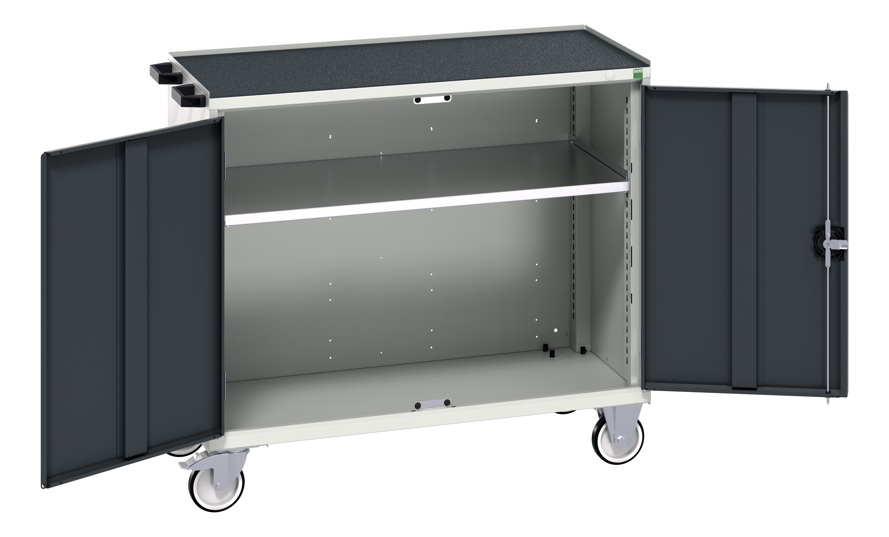 Bott Verso Mobile Cupboard With 1X Shelf & Top Tray With Mat - 16927064.19