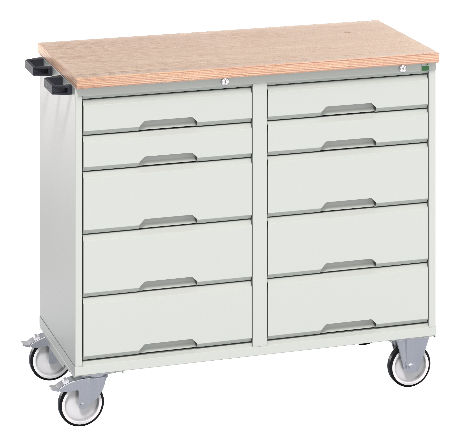 Bott Verso Maintenance Trolley With 10 Drawers & Multiplex Top - 16927101.16