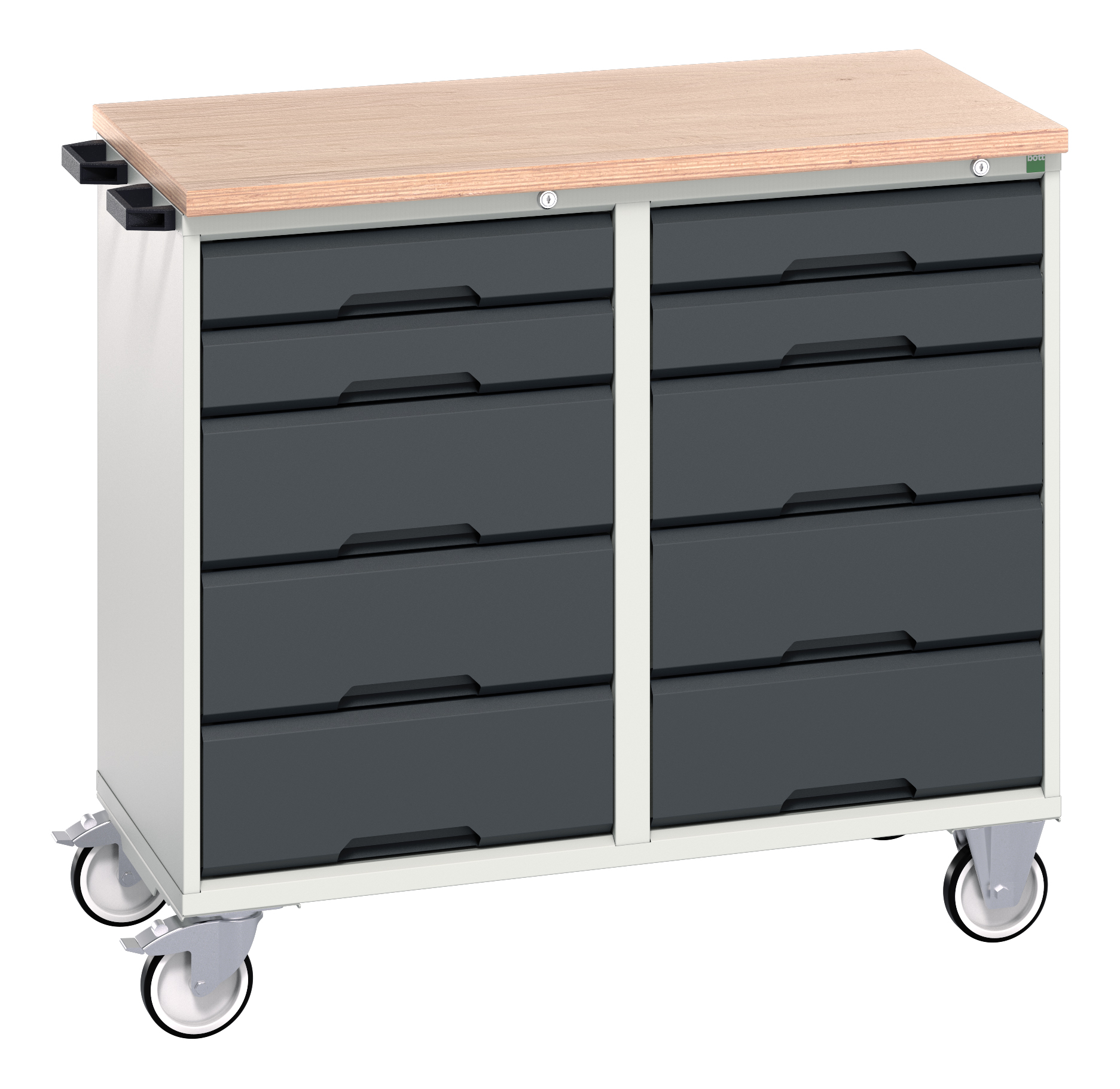 Bott Verso Maintenance Trolley With 10 Drawers & Multiplex Top - 16927101.19