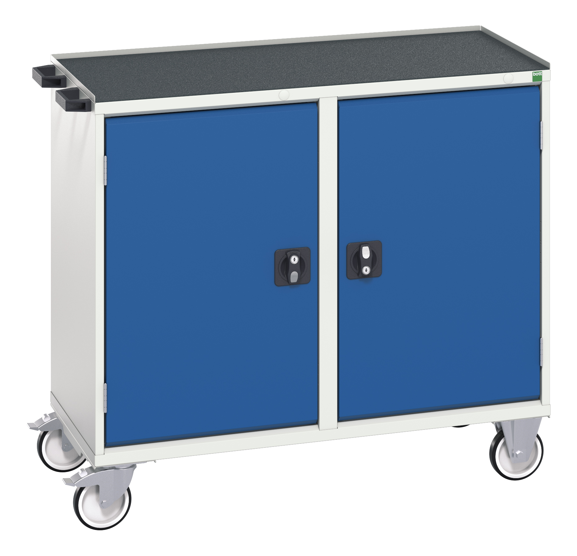 Bott Verso Maintenance Trolley With Double Cupboard & Top Tray With Mat - 16927142.11