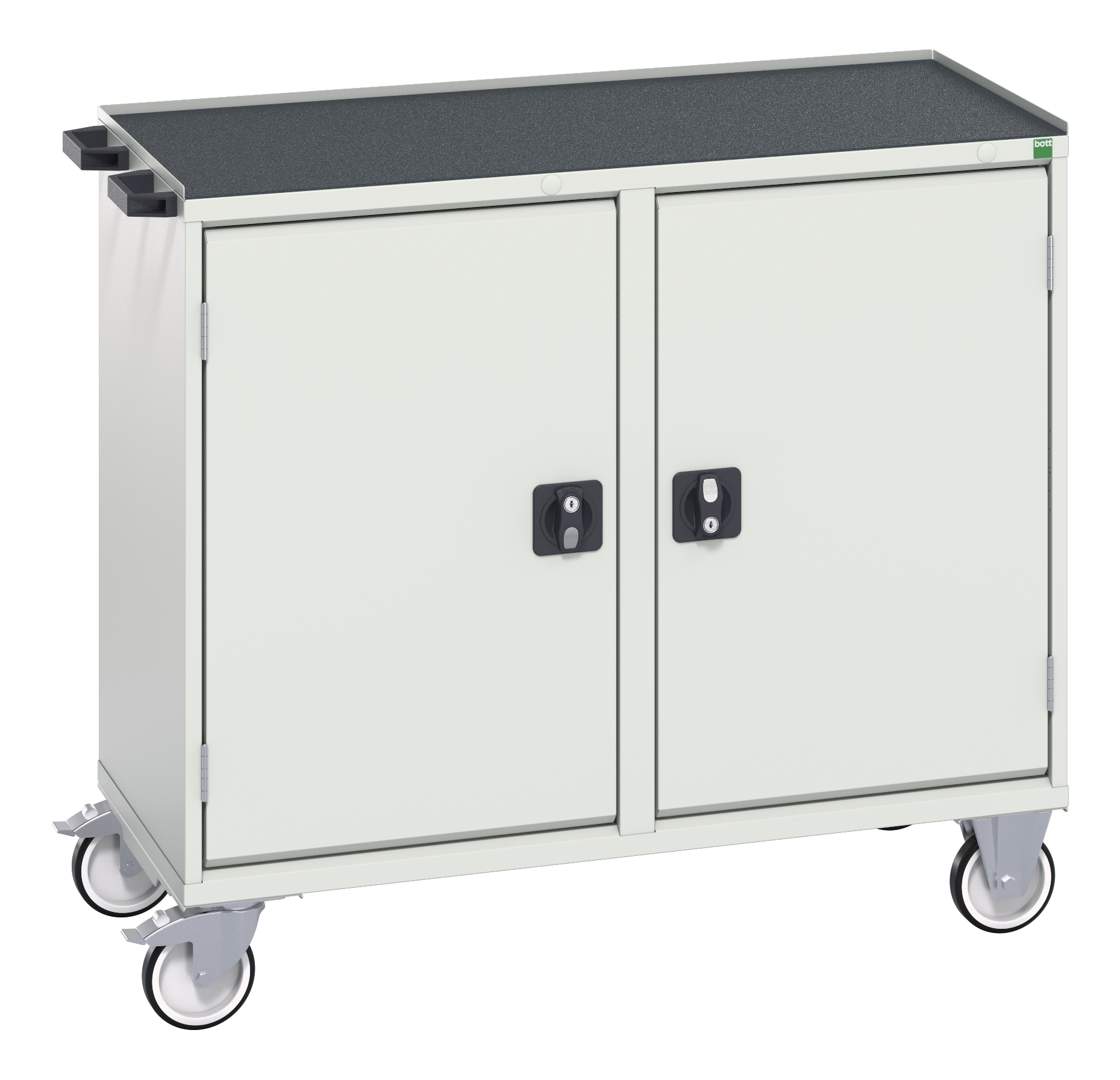 Bott Verso Maintenance Trolley With Double Cupboard & Top Tray With Mat - 16927142.16