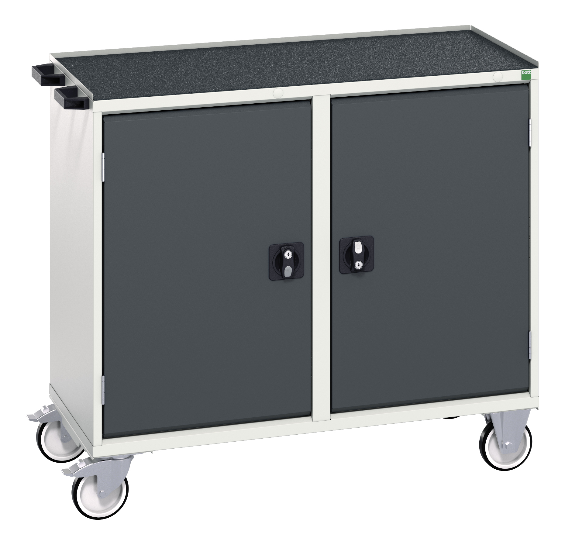Bott Verso Maintenance Trolley With Double Cupboard & Top Tray With Mat - 16927142.19