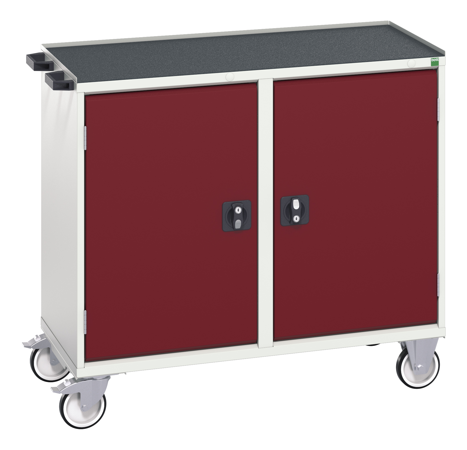 Bott Verso Maintenance Trolley With Double Cupboard & Top Tray With Mat - 16927142.24