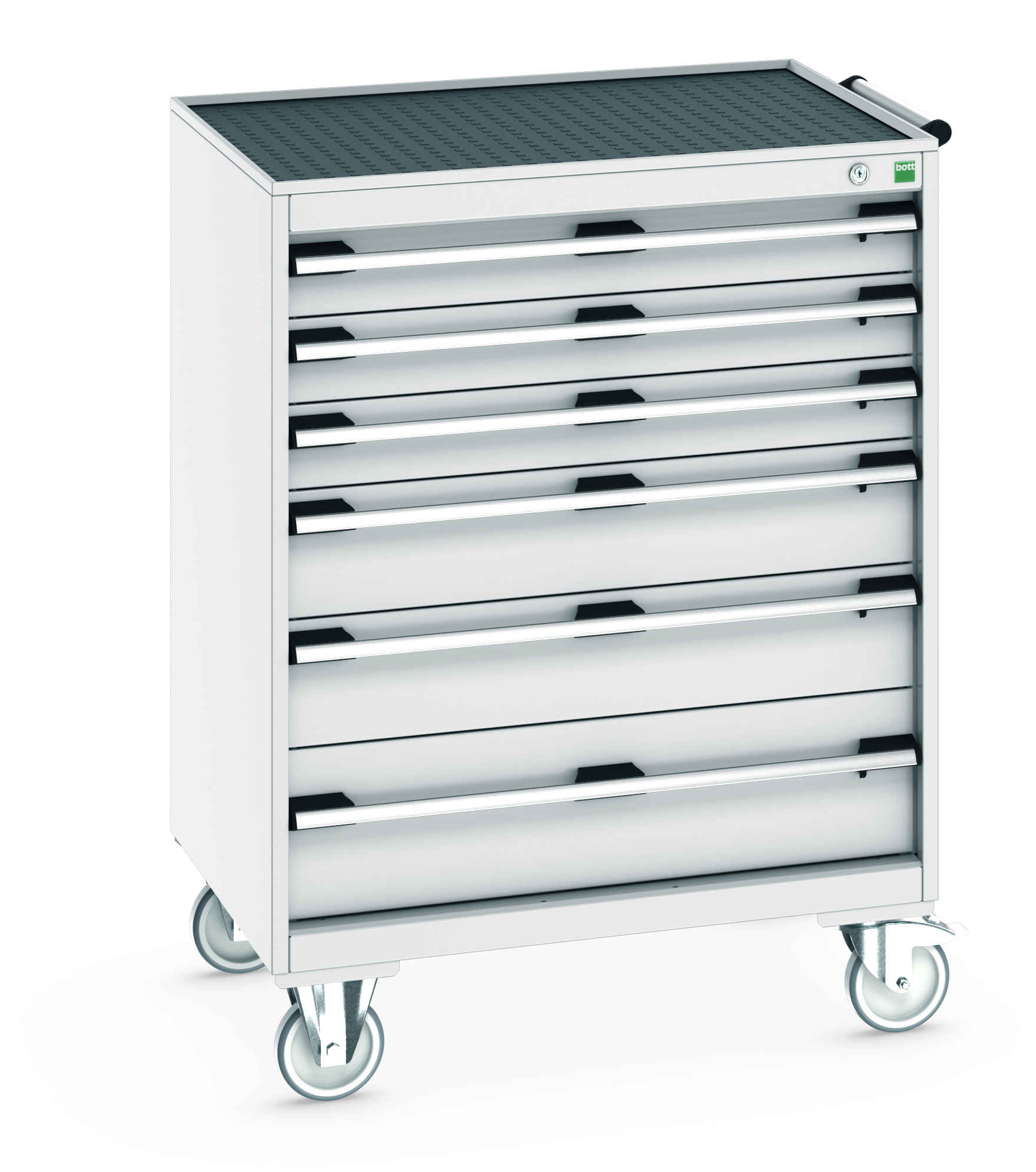 Bott Cubio Mobile Drawer Cabinet With 6 Drawers & Top Tray With Mat - 40402063.16V