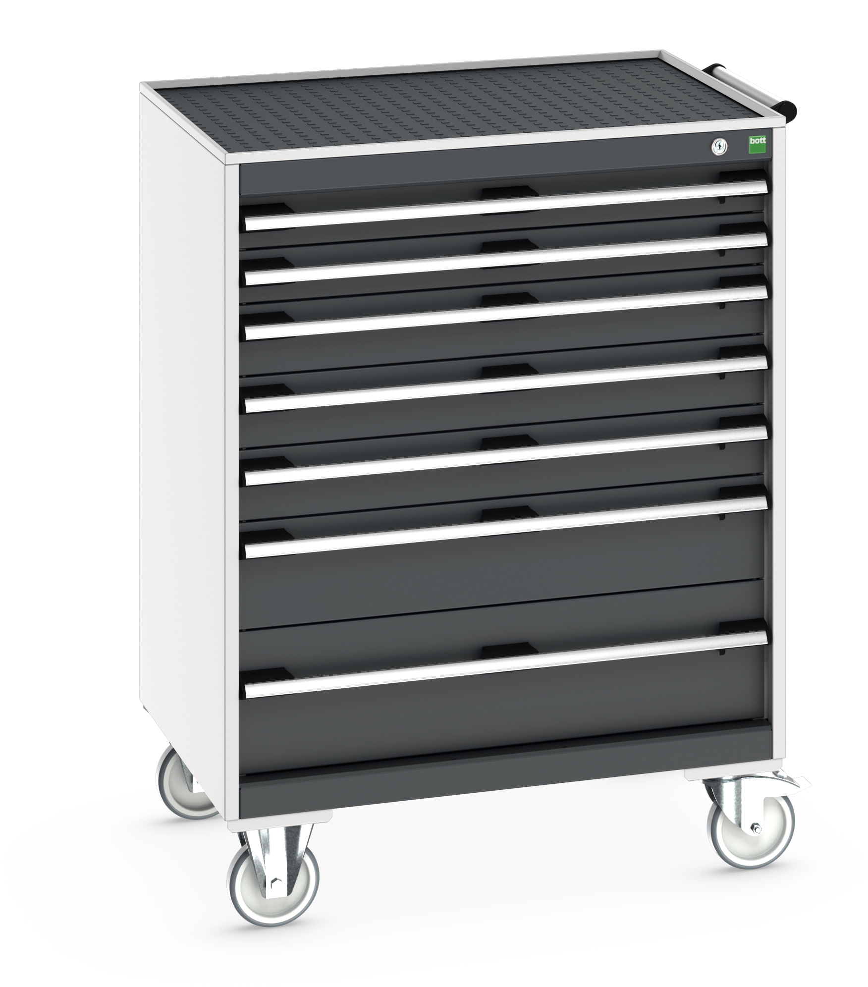 Bott Cubio Mobile Drawer Cabinet With 7 Drawers & Top Tray With Mat - 40402065.19V