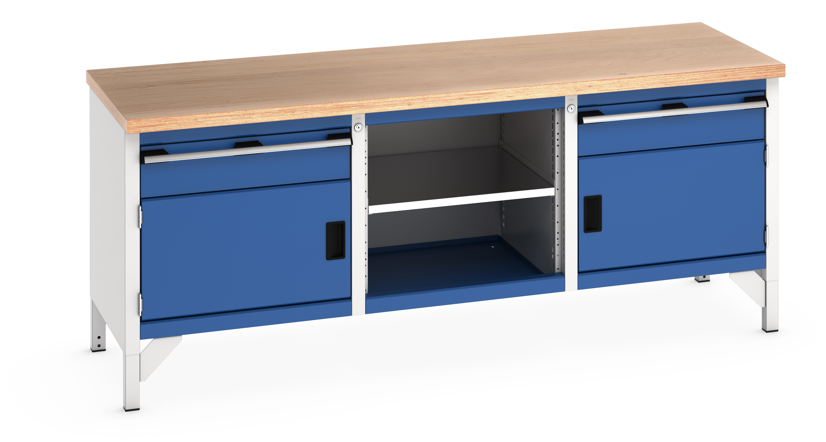 Bott Cubio Storage Bench With 1 Drawer-Door Cabinet / Open Cupboard / 1 Drawer-Door Cabinet - 41002052.11V