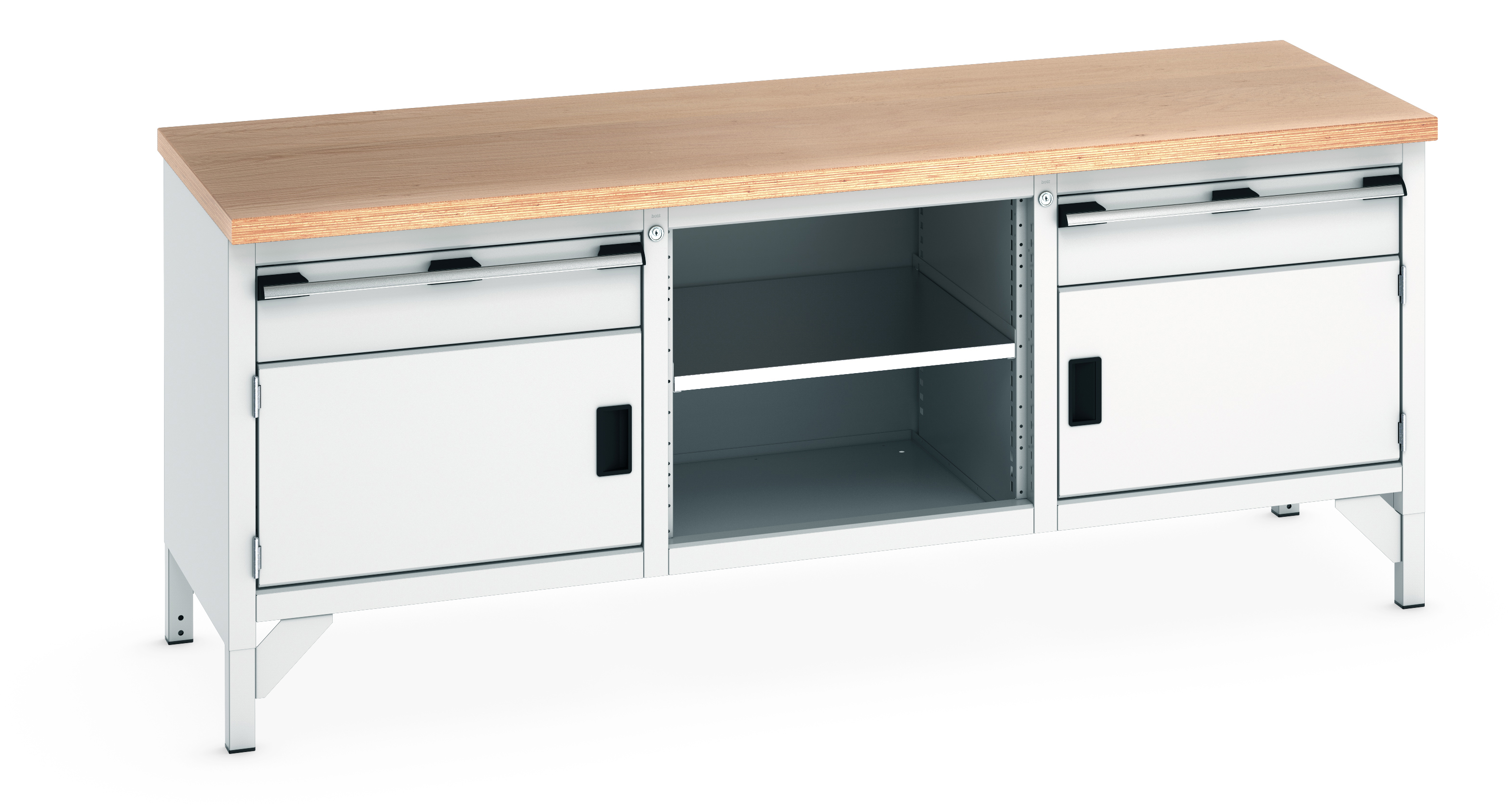 Bott Cubio Storage Bench With 1 Drawer-Door Cabinet / Open Cupboard / 1 Drawer-Door Cabinet - 41002052.16V