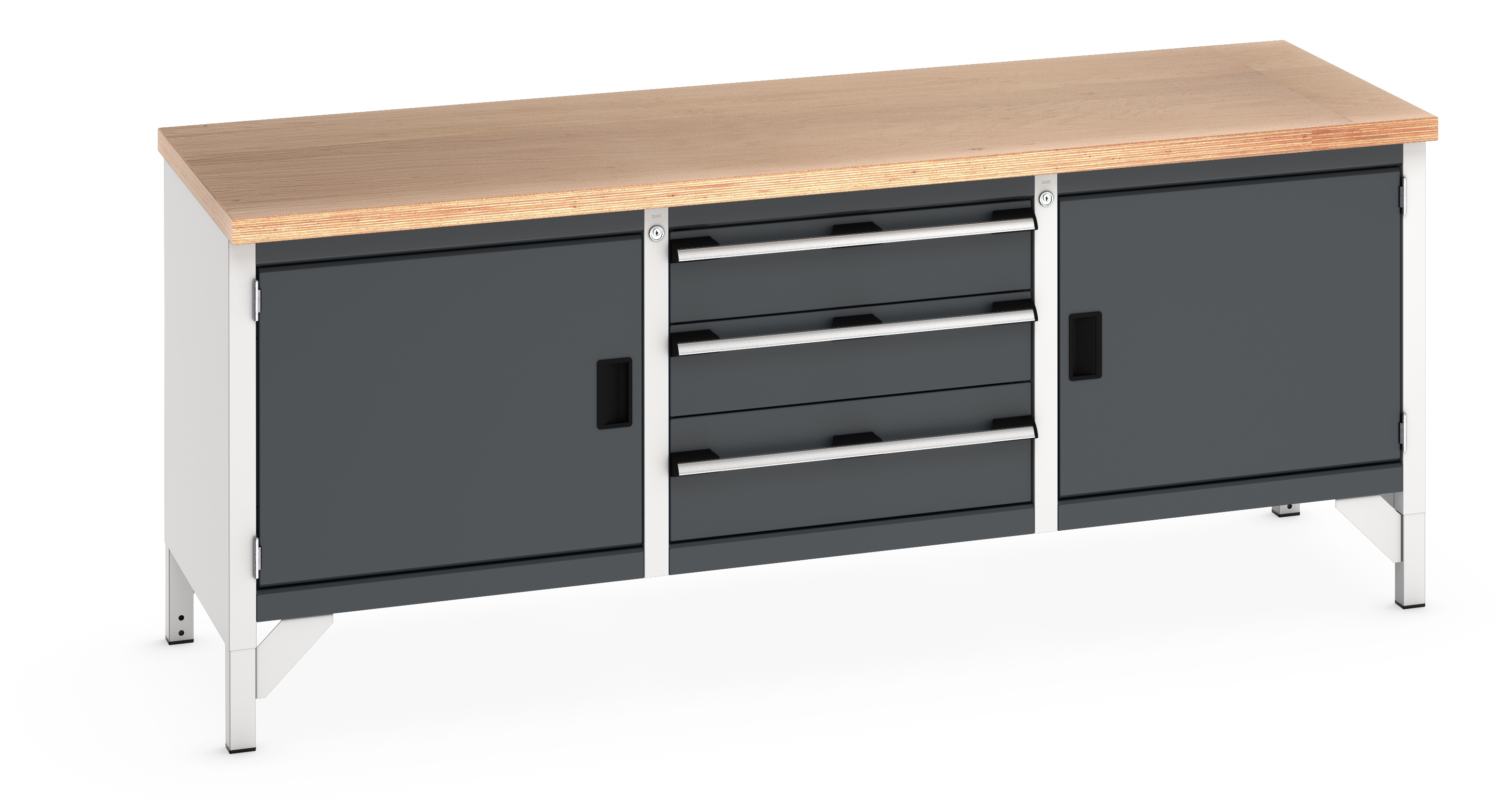 Bott Cubio Storage Bench With Full Cupboard / 3 Drawer Cabinet / Full Cupboard - 41002055.19V
