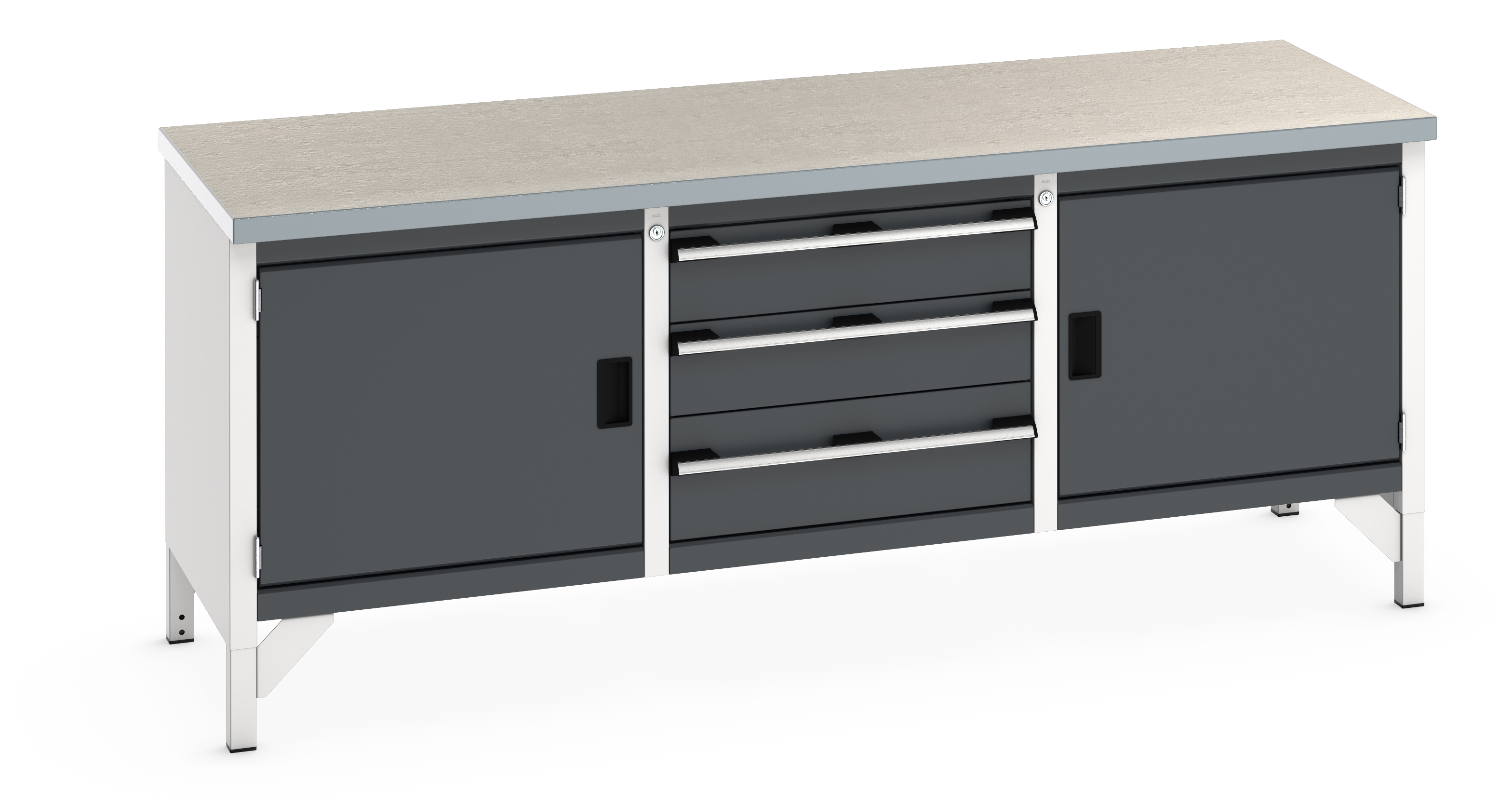 Bott Cubio Storage Bench With Full Cupboard / 3 Drawer Cabinet / Full Cupboard - 41002057.19V