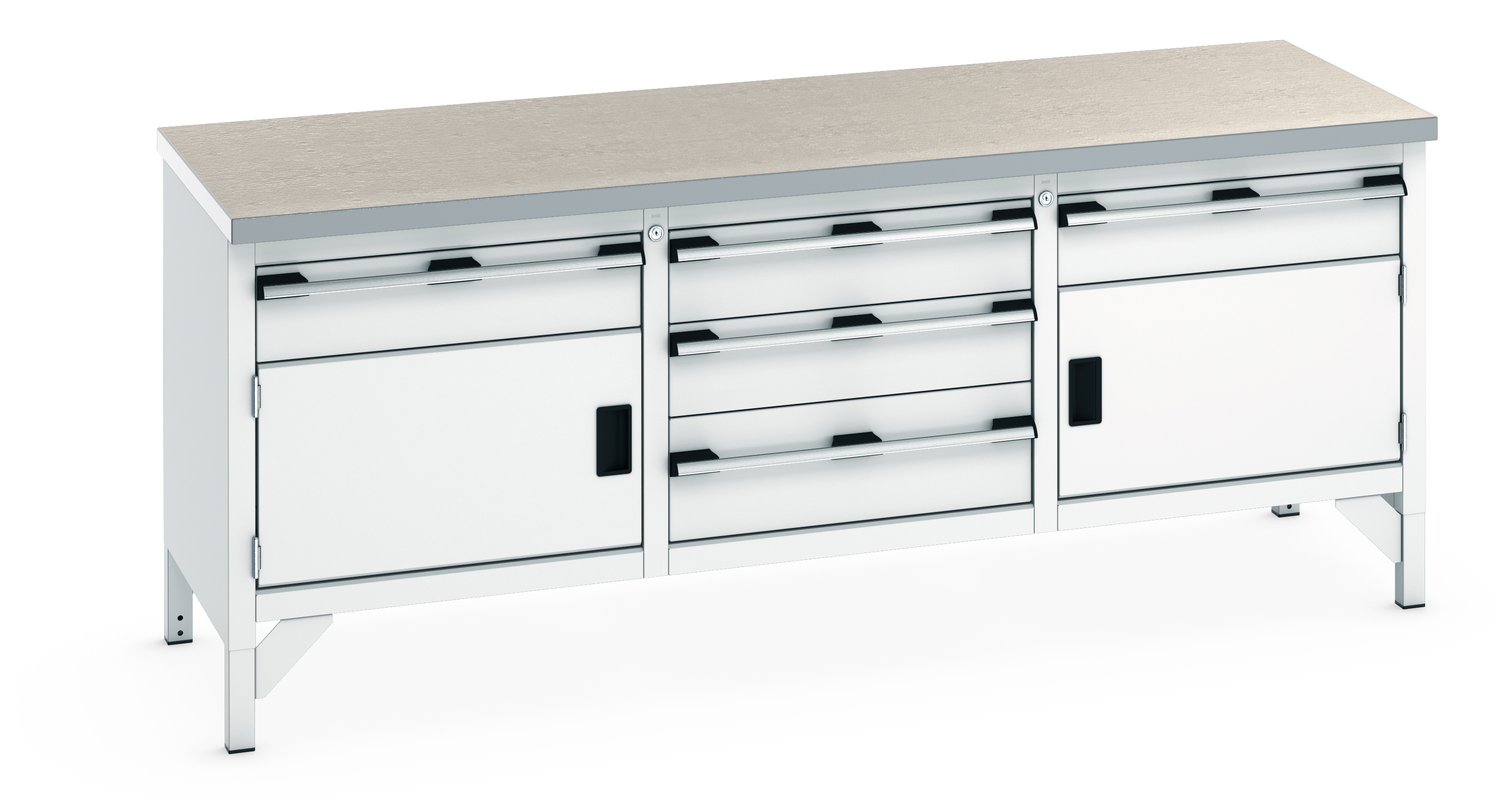 Bott Cubio Storage Bench With 1 Drawer-Door Cabinet / 3 Drawer Cabinet / 1 Drawer-Door Cabinet - 41002066.16V