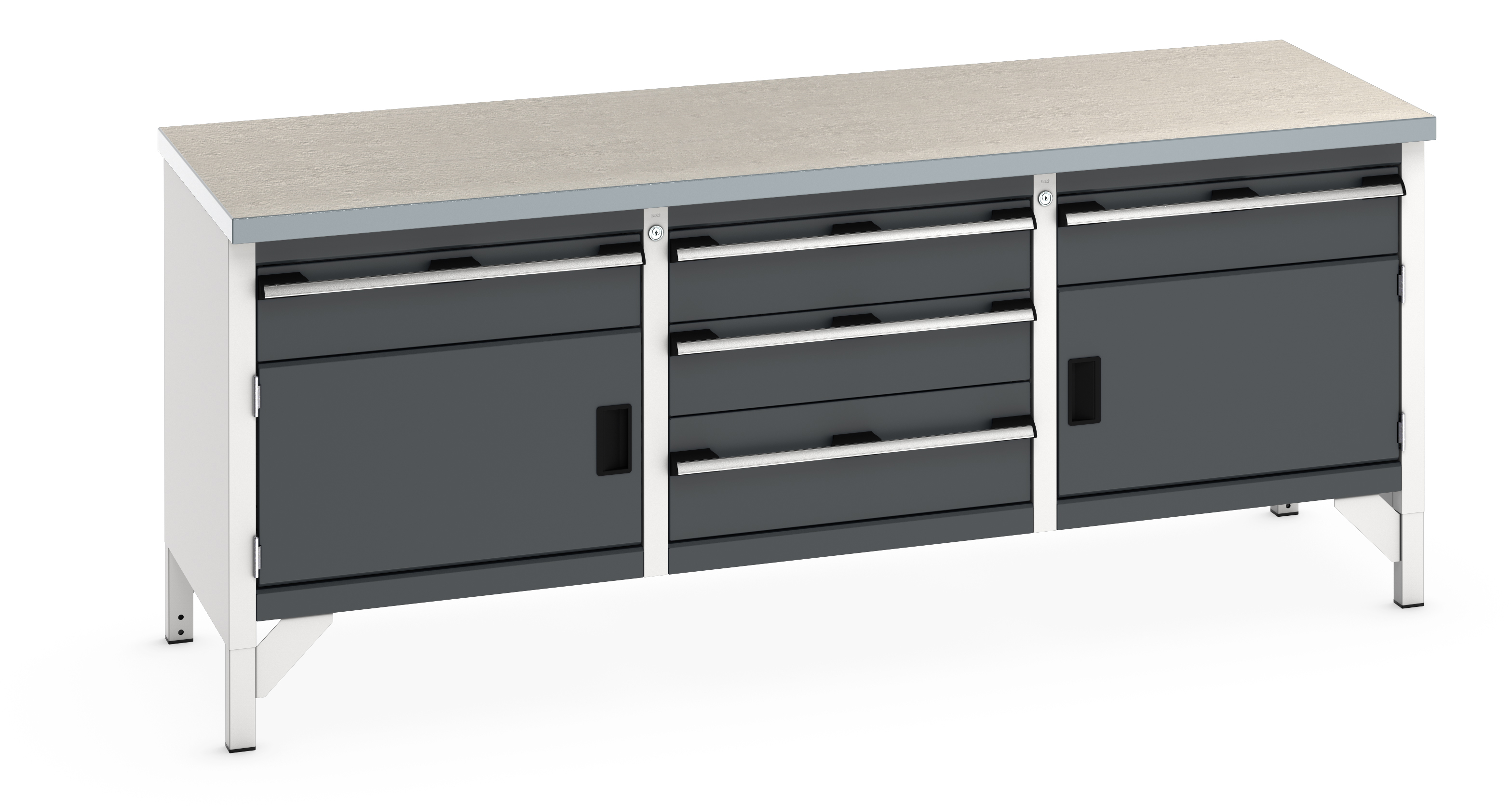 Bott Cubio Storage Bench With 1 Drawer-Door Cabinet / 3 Drawer Cabinet / 1 Drawer-Door Cabinet - 41002066.19V