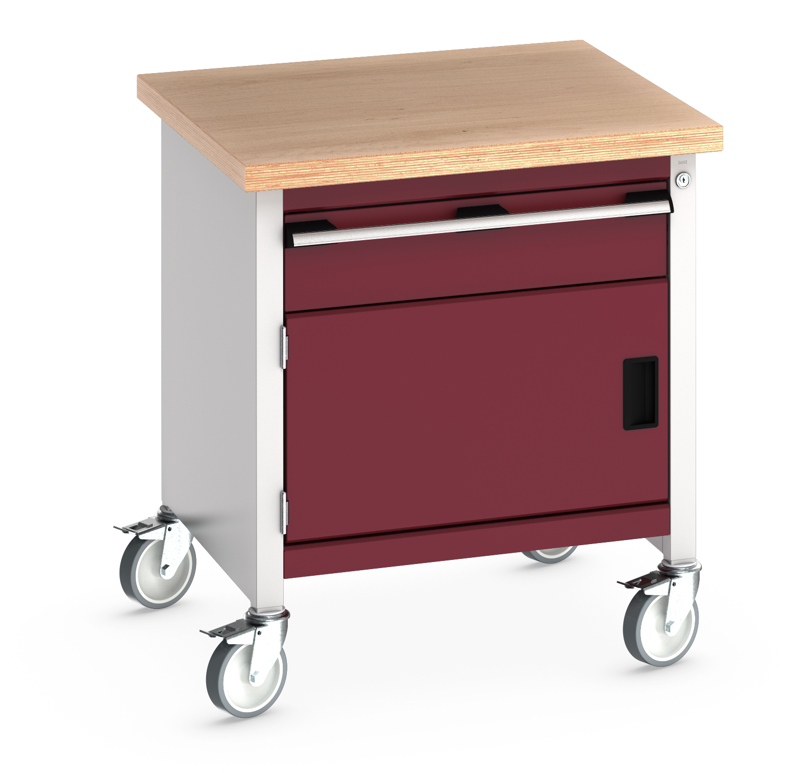 Bott Cubio Mobile Storage Bench With 1 Drawer - Full Cupboard - 41002088.24V