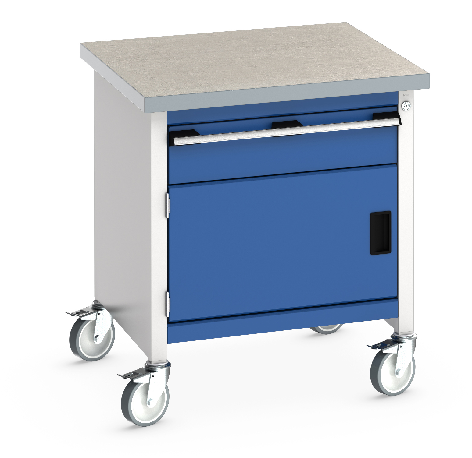 Bott Cubio Mobile Storage Bench With 1 Drawer - Full Cupboard - 41002090.11V