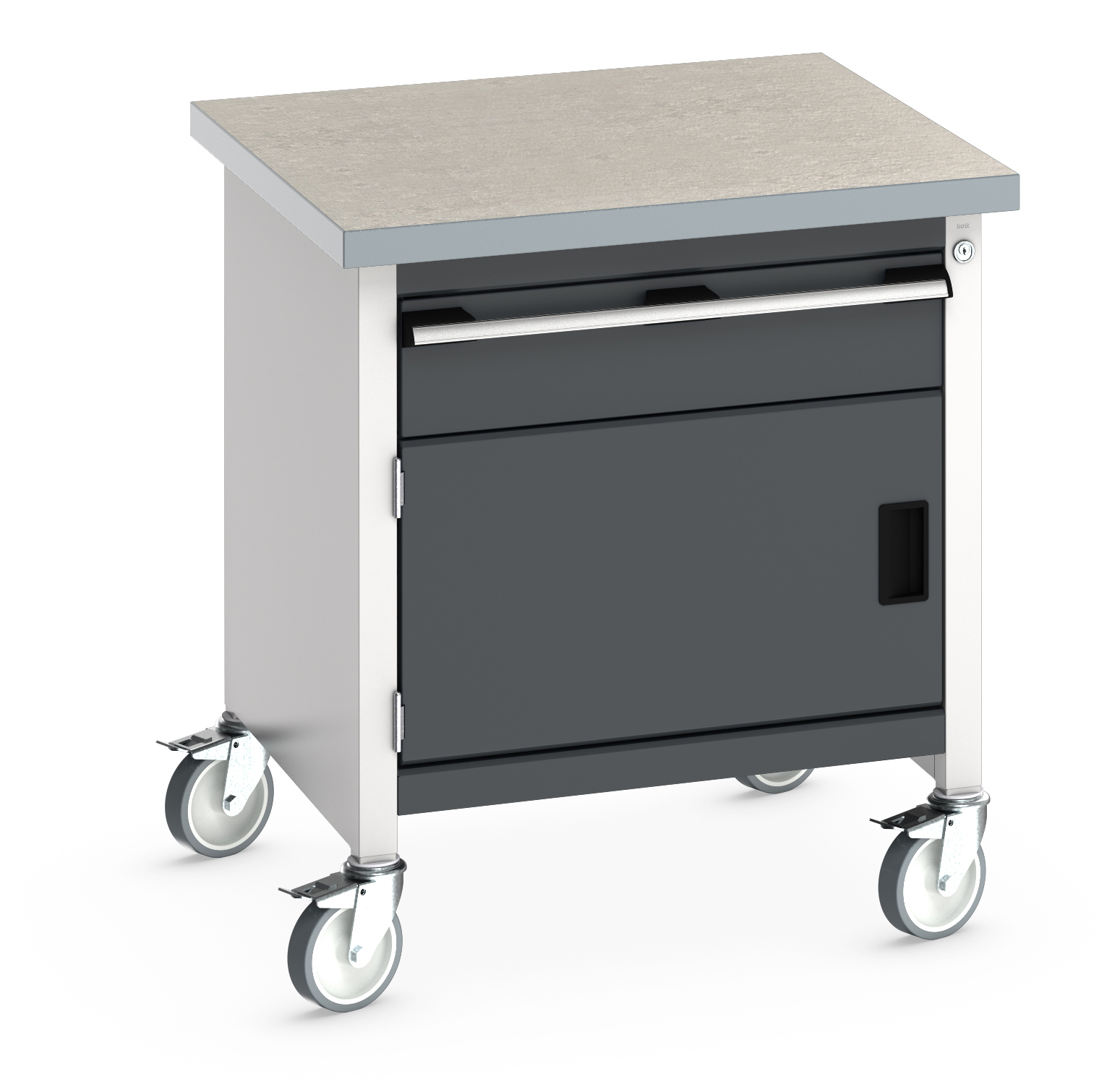 Bott Cubio Mobile Storage Bench With 1 Drawer - Full Cupboard - 41002090.19V