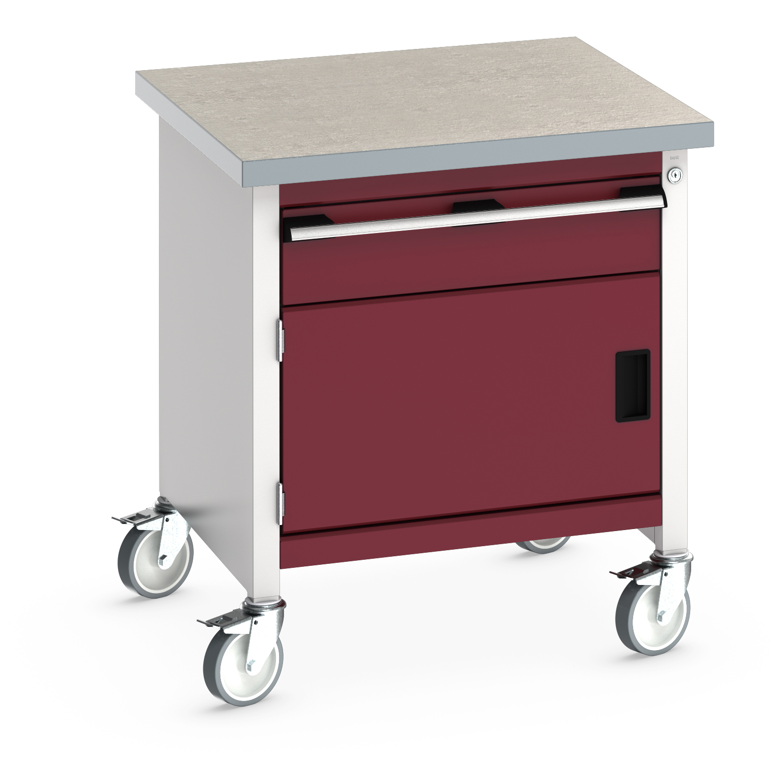 Bott Cubio Mobile Storage Bench With 1 Drawer - Full Cupboard - 41002090.24V