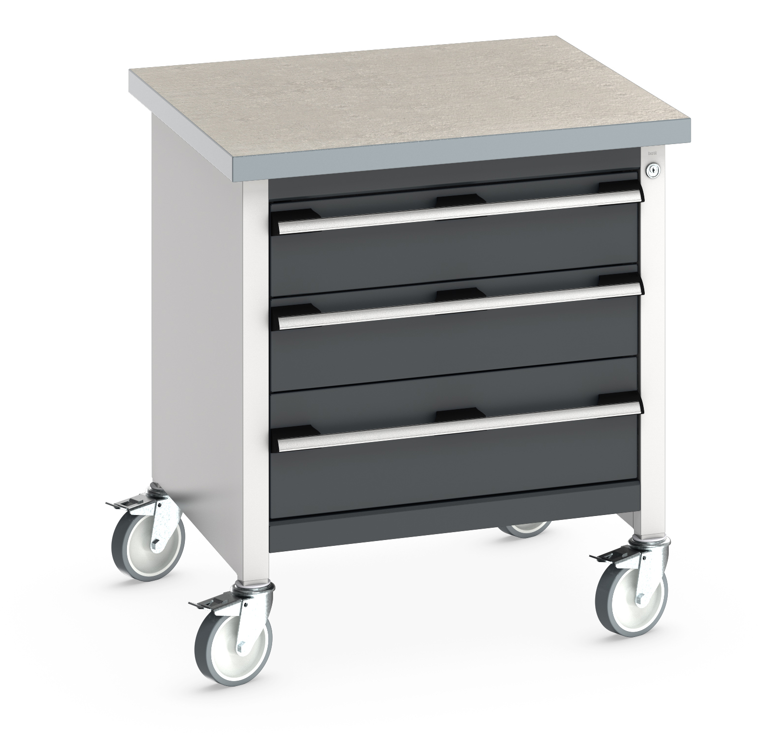 Bott Cubio Mobile Storage Bench With 3 Drawer Cabinet - 41002093.19V