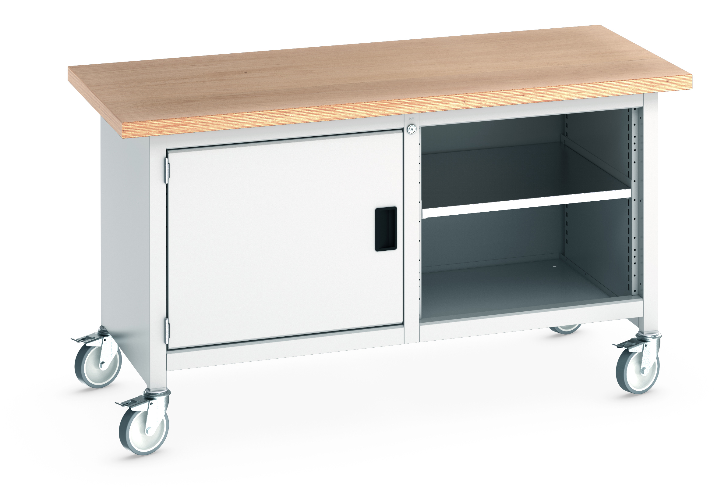 Bott Cubio Mobile Storage Bench With Full Cupboard / Open Cupboard - 41002094.16V