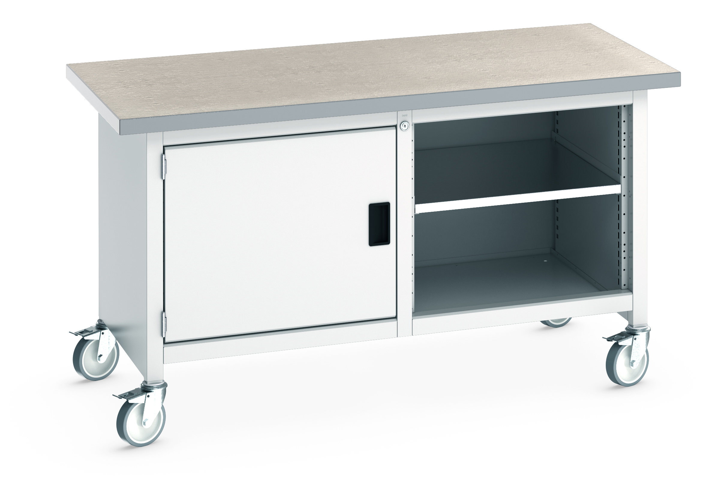 Bott Cubio Mobile Storage Bench With Full Cupboard / Open Cupboard - 41002096.16V