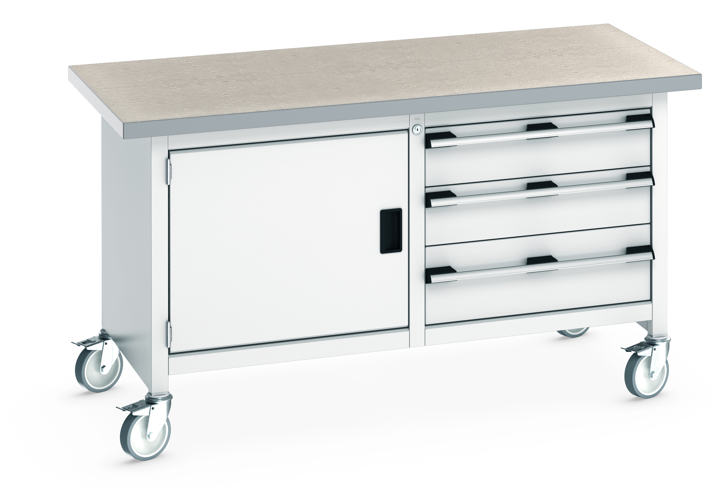 Bott Cubio Mobile Storage Bench With Full Cupboard / 3 Drawer Cabinet - 41002102.16V