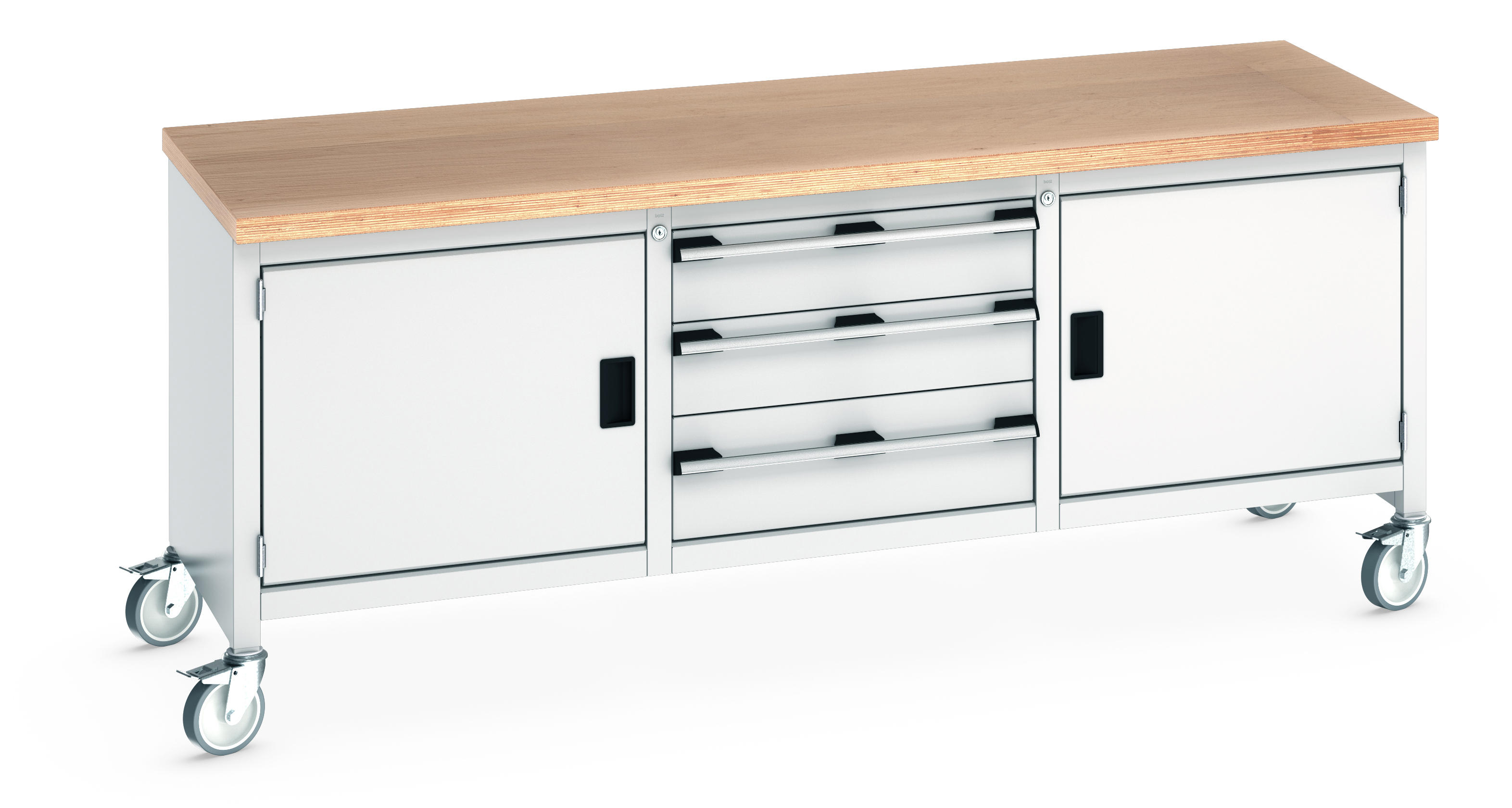 Bott Cubio Mobile Storage Bench With Full Cupboard / 3 Drawer Cabinet / Fullcupboard - 41002124.16V