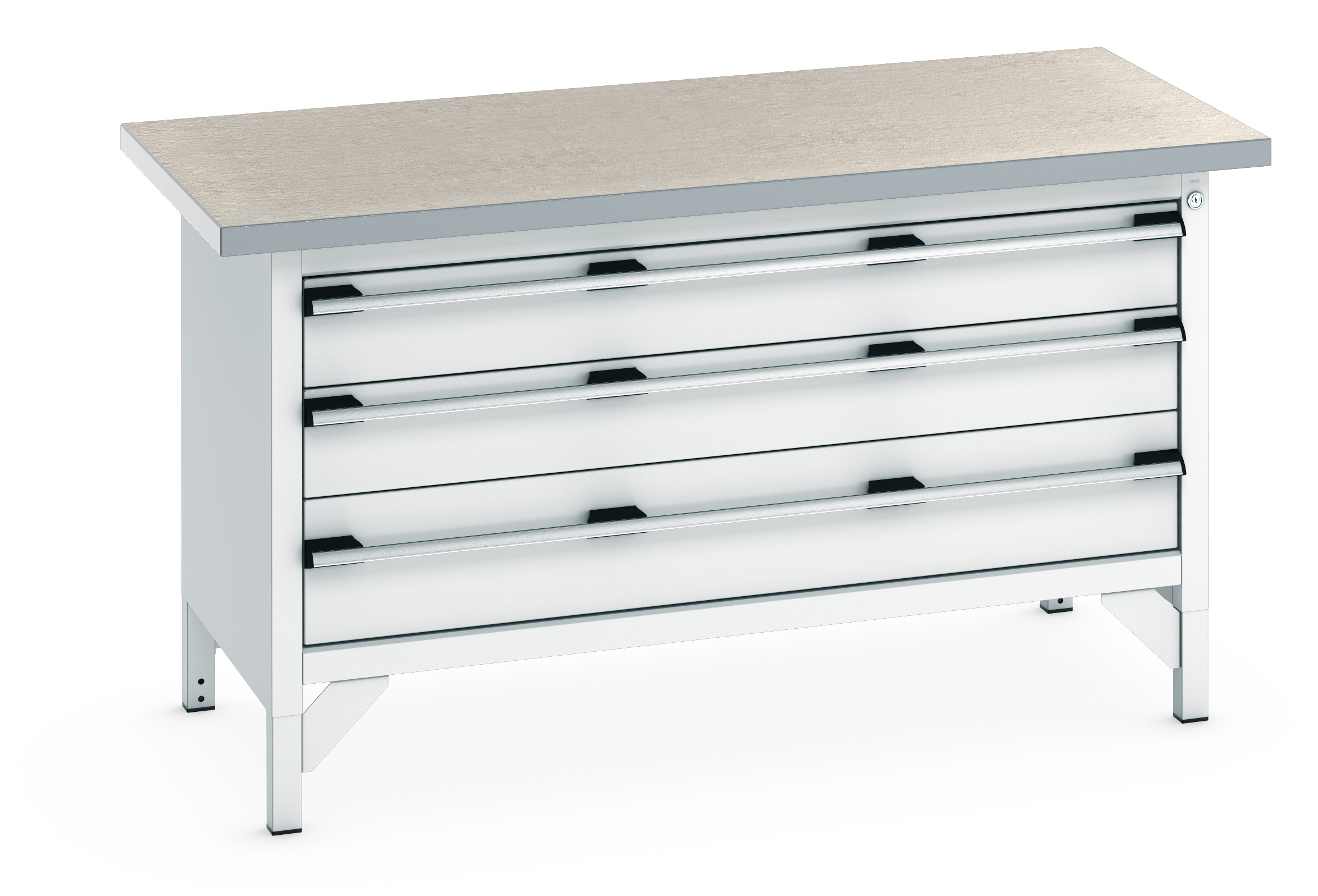 Bott Cubio Storage Bench With Full Width 3 Drawer Cabinet - 41002170.16V