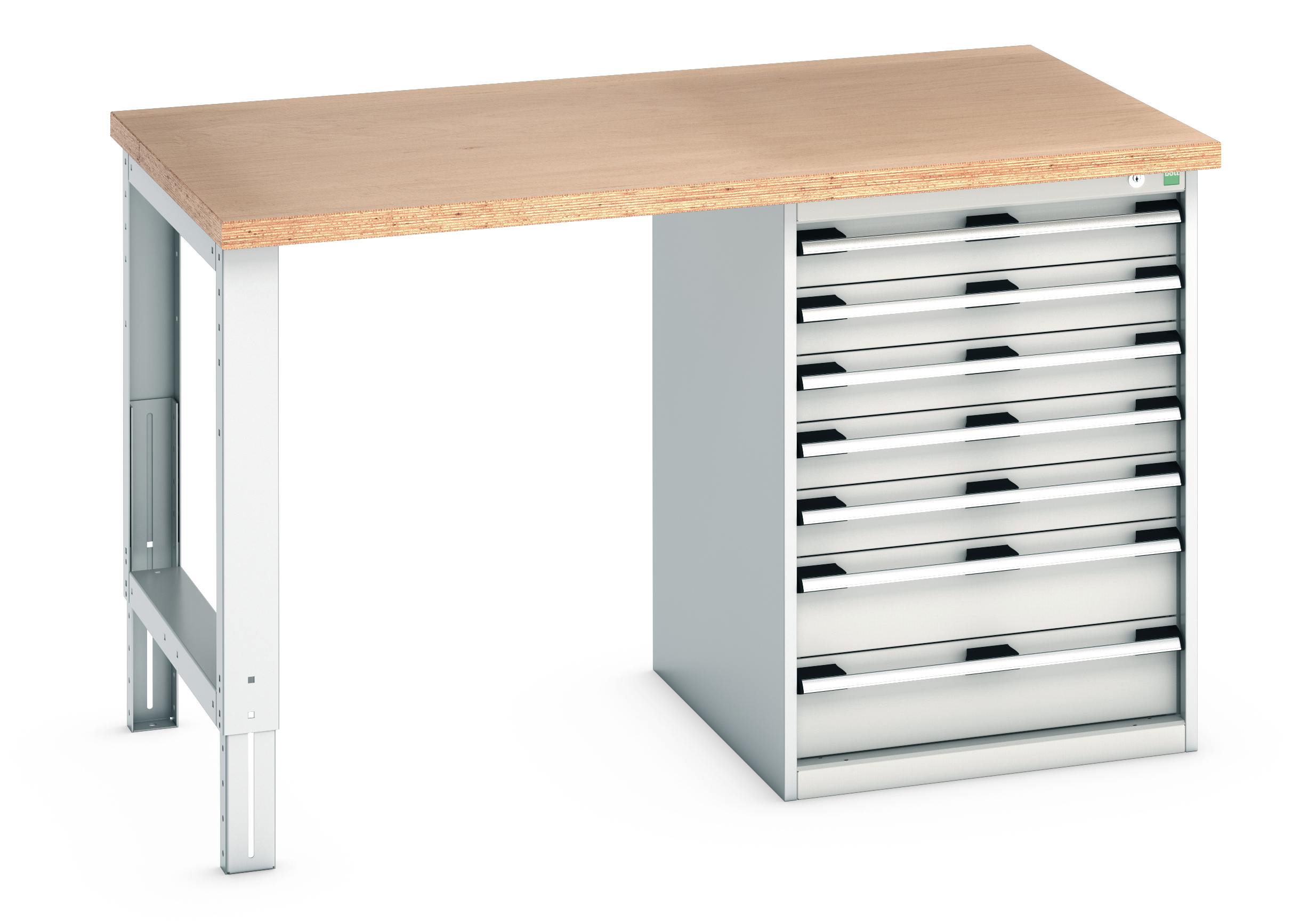 Bott Cubio Pedestal Bench With 7 Drawer Cabinet - 41003498.16V